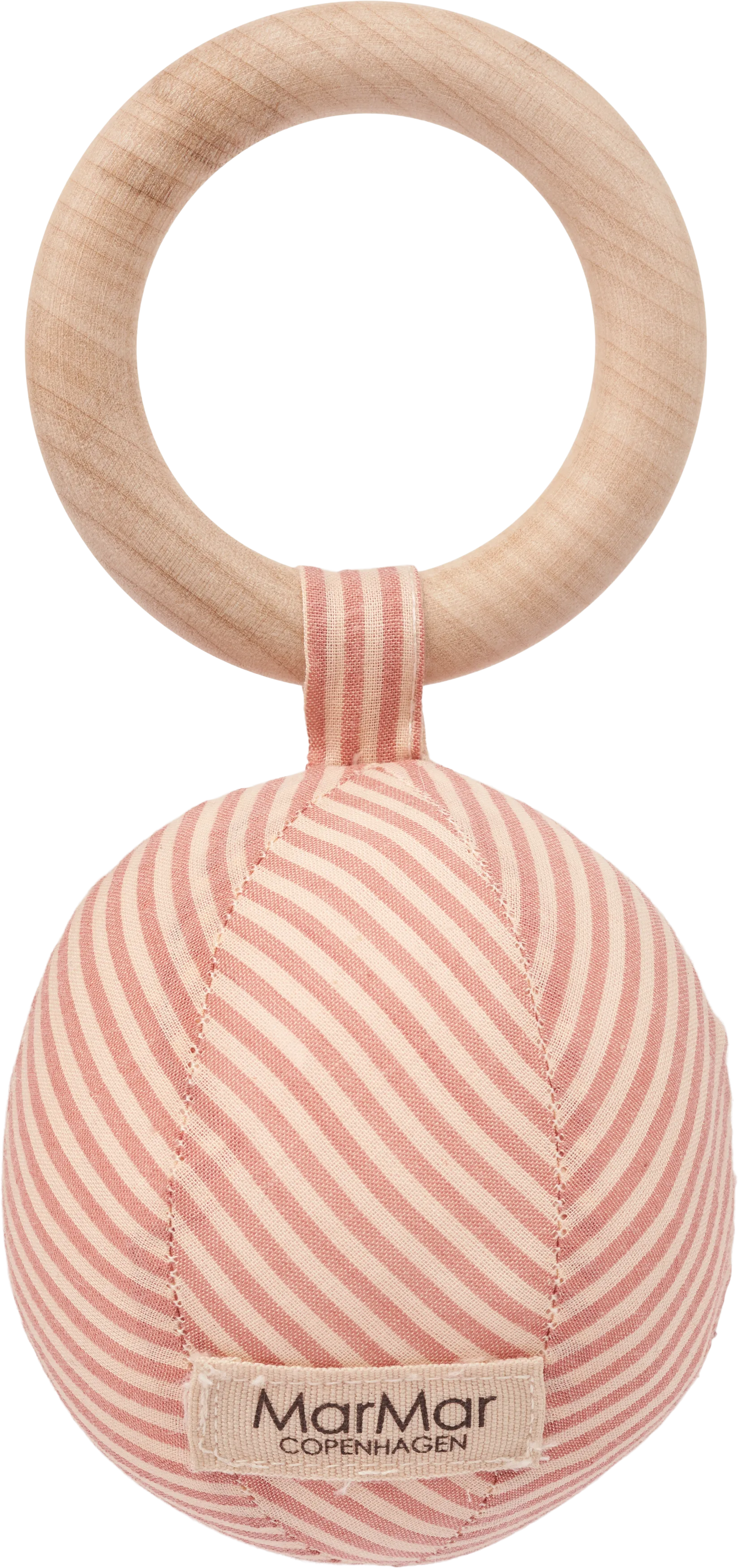 101-364-24-BABY RATTLE-Soft Check Stripe