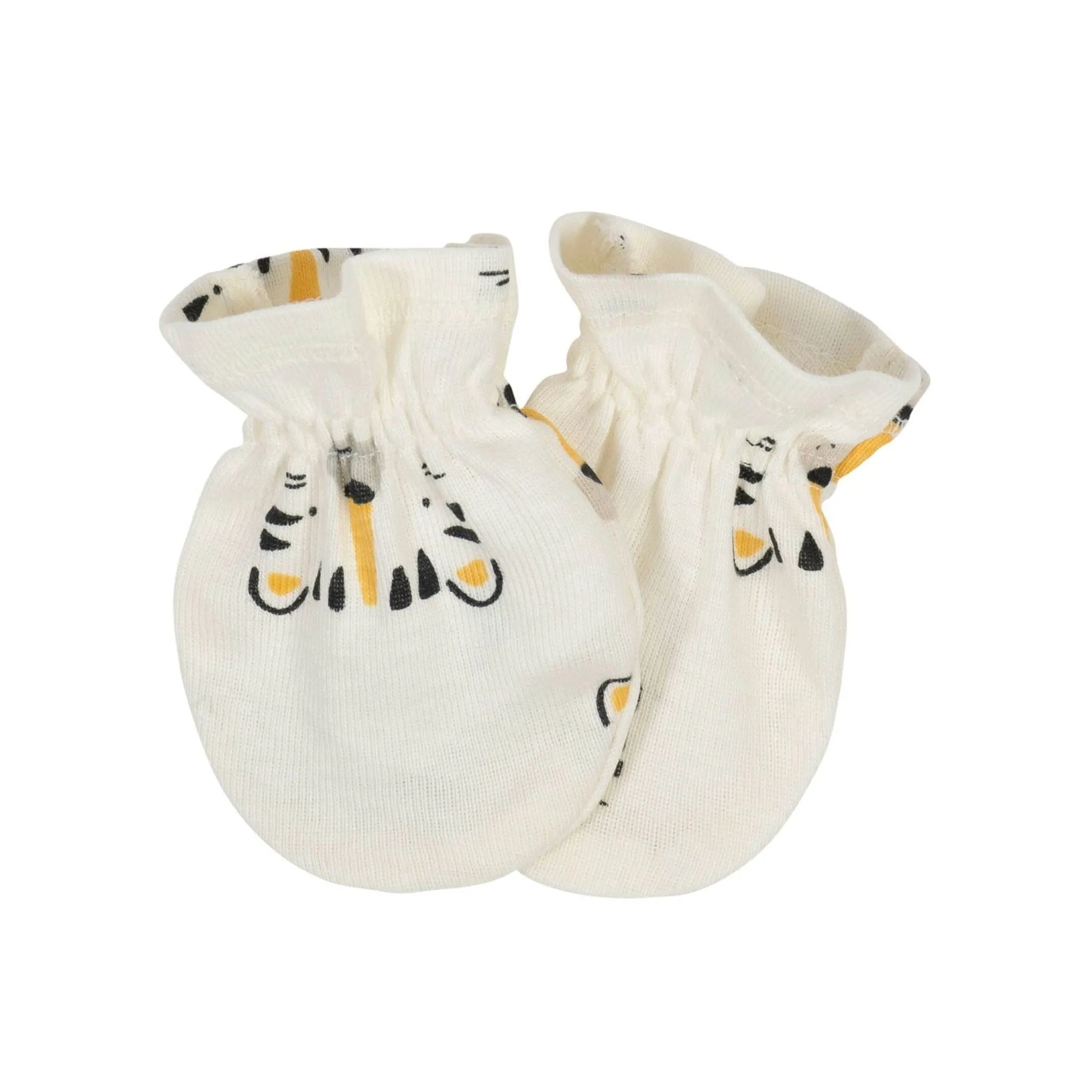 12-Pack Baby Boys Tiger Cap and Mitten Set