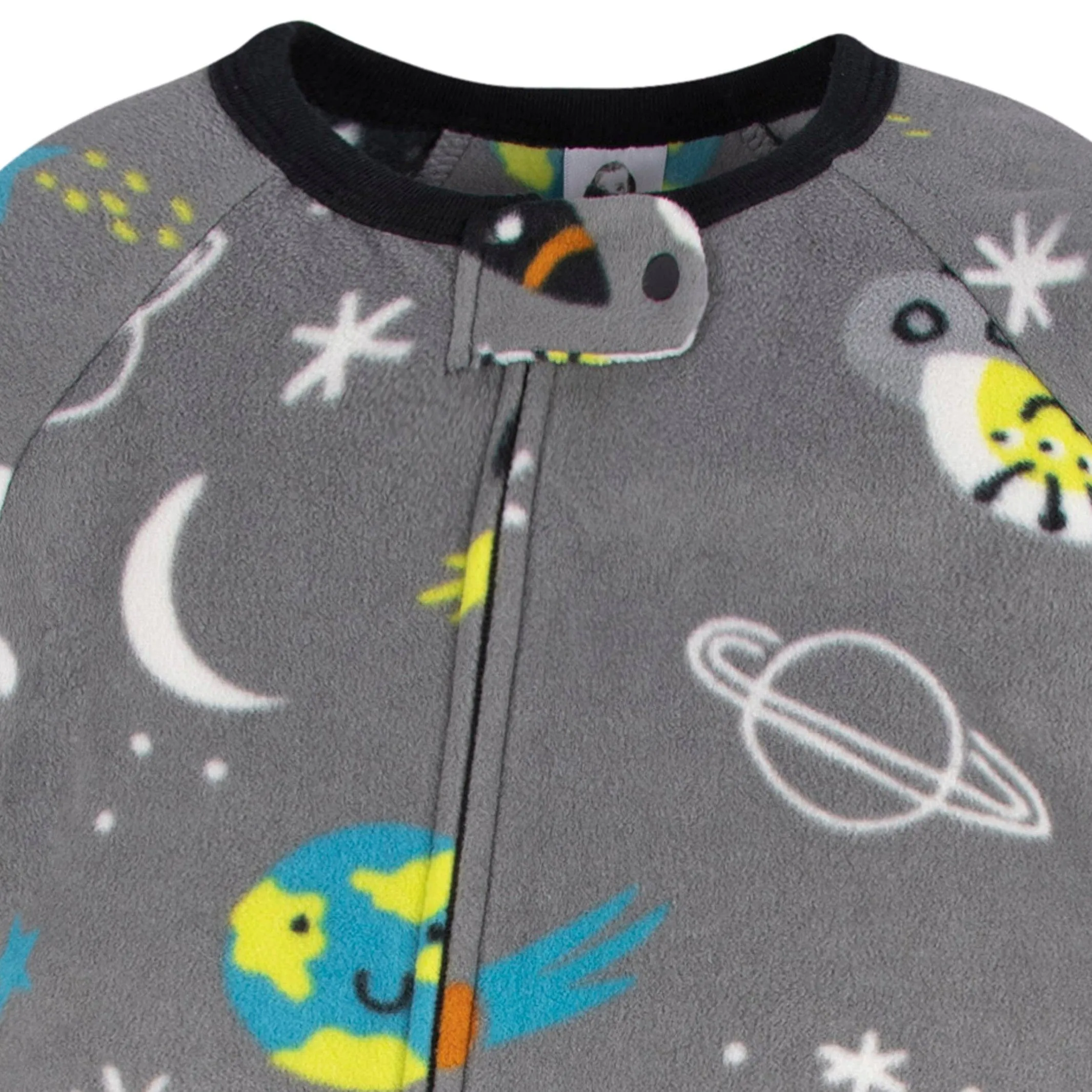 2-Pack Baby & Toddler Boys Space Fleece Pajamas