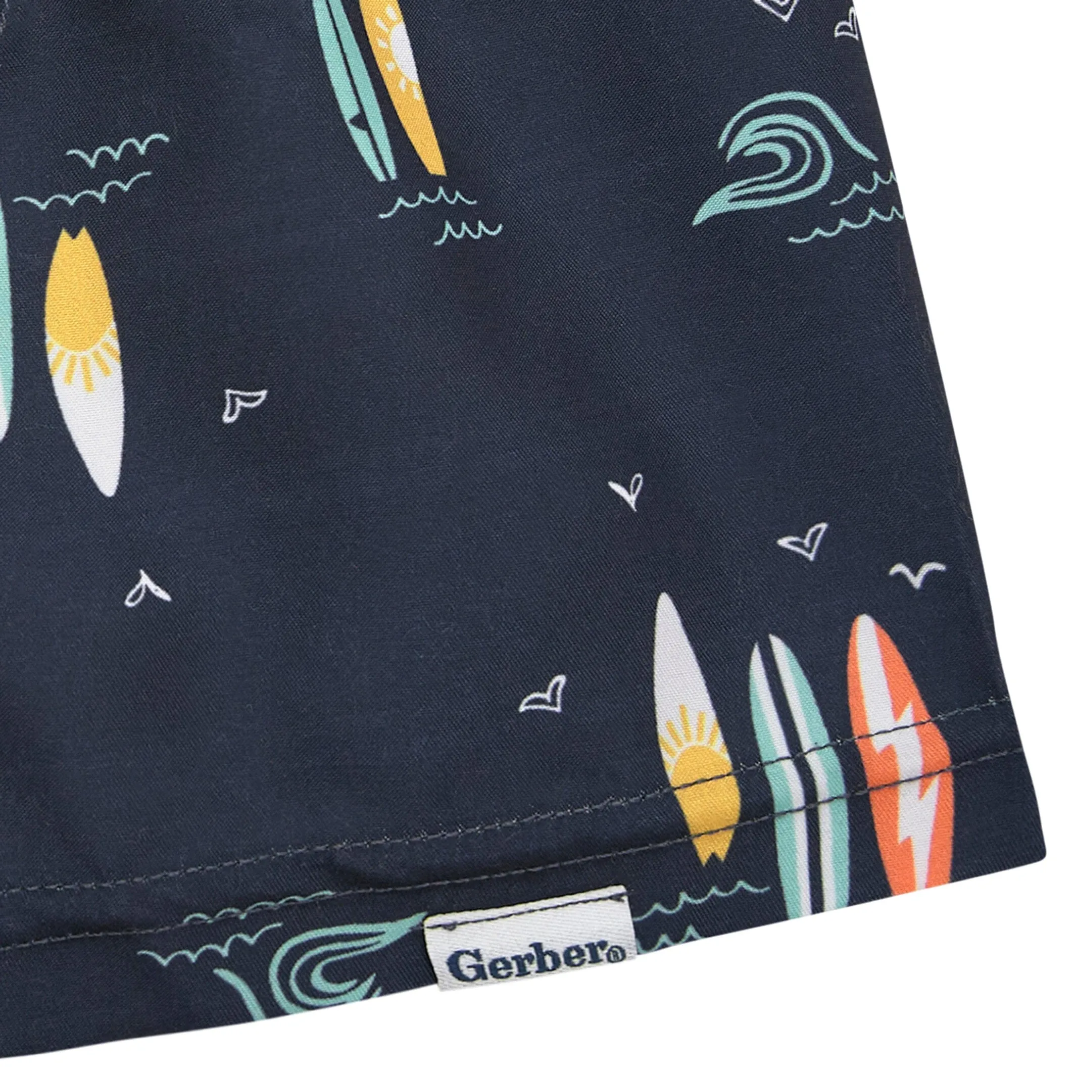 2-Pack Baby & Toddler Boys UPF 50  Surfboard Swim Trunks