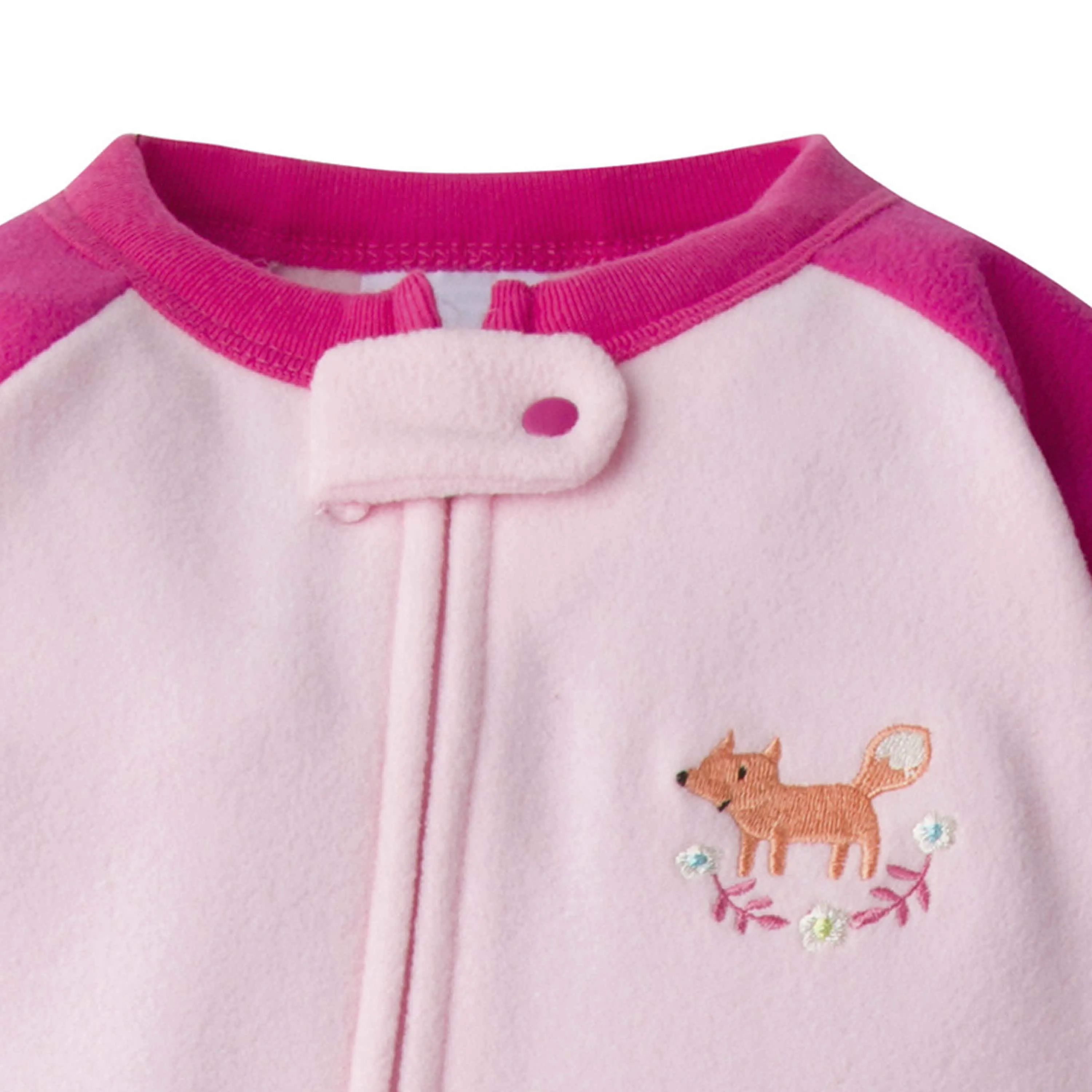 2-Pack Baby & Toddler Girls Fox Fleece Pajamas