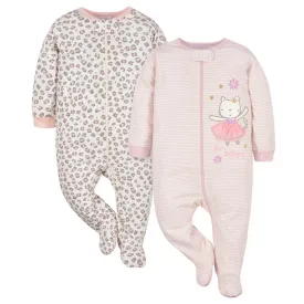 2-Pack Baby Girls Ballerina Sleep 'N Plays