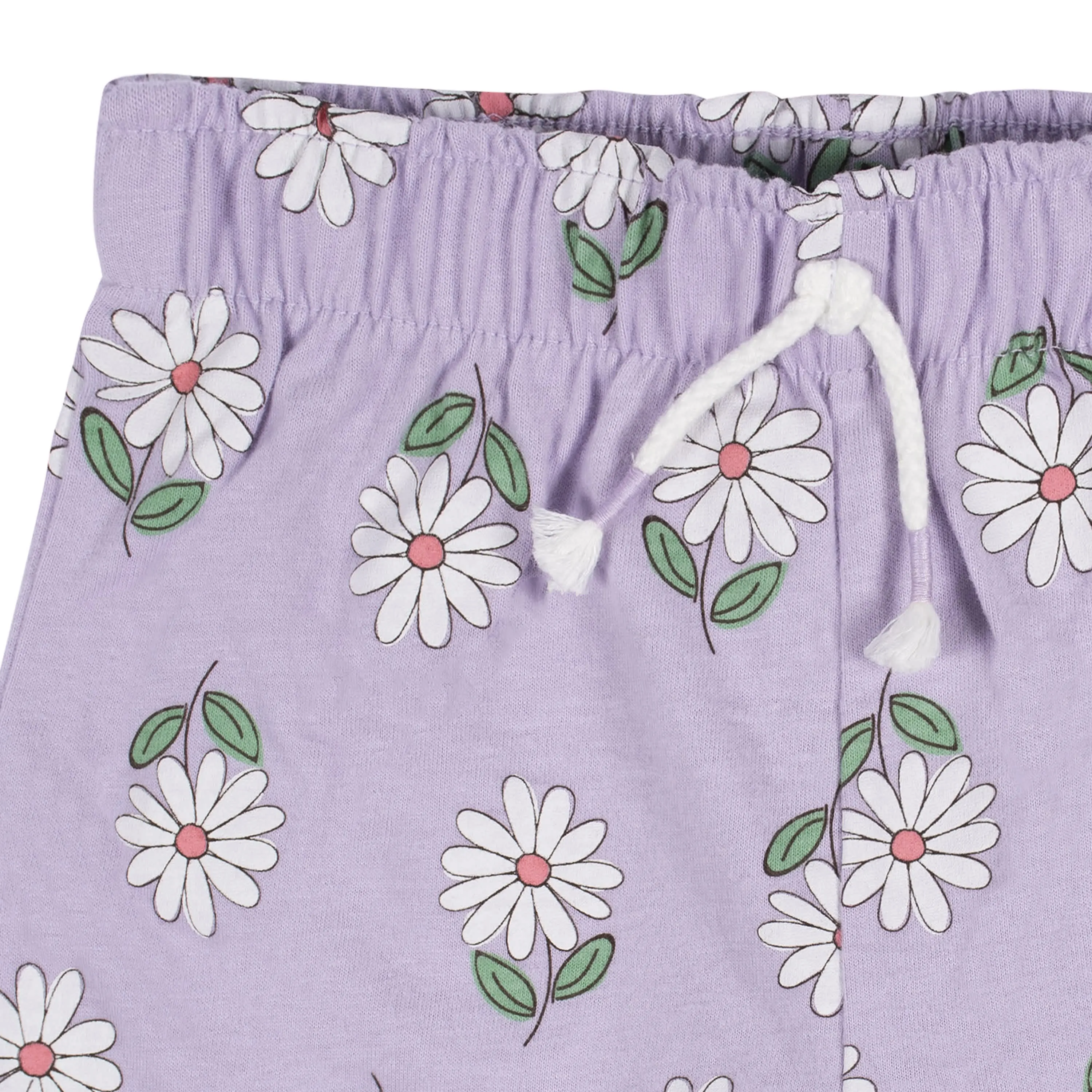 2-Pack Infant & Toddler Girls Pink Floral Pull-On Shorts