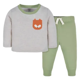 2-Piece Baby & Toddler Boys Explore Long Sleeve Shirt & Jogger Pants Set