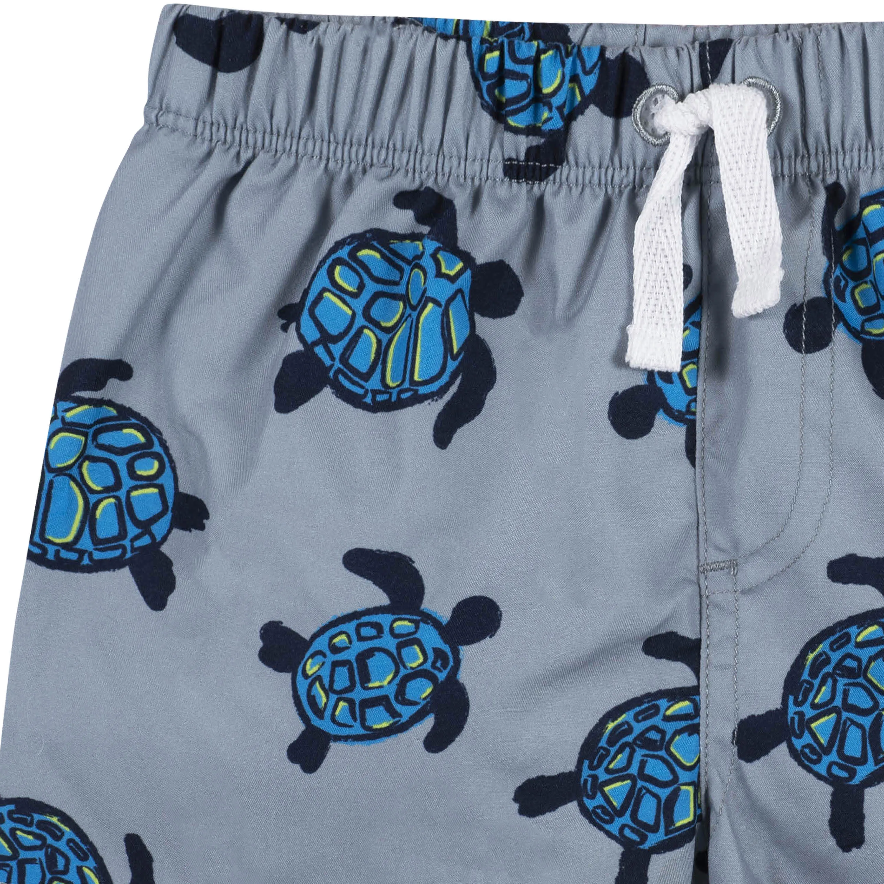 2-Piece Baby & Toddler Boys UPF 50  Sea Friends Rash Guard & Swim Trunks Set