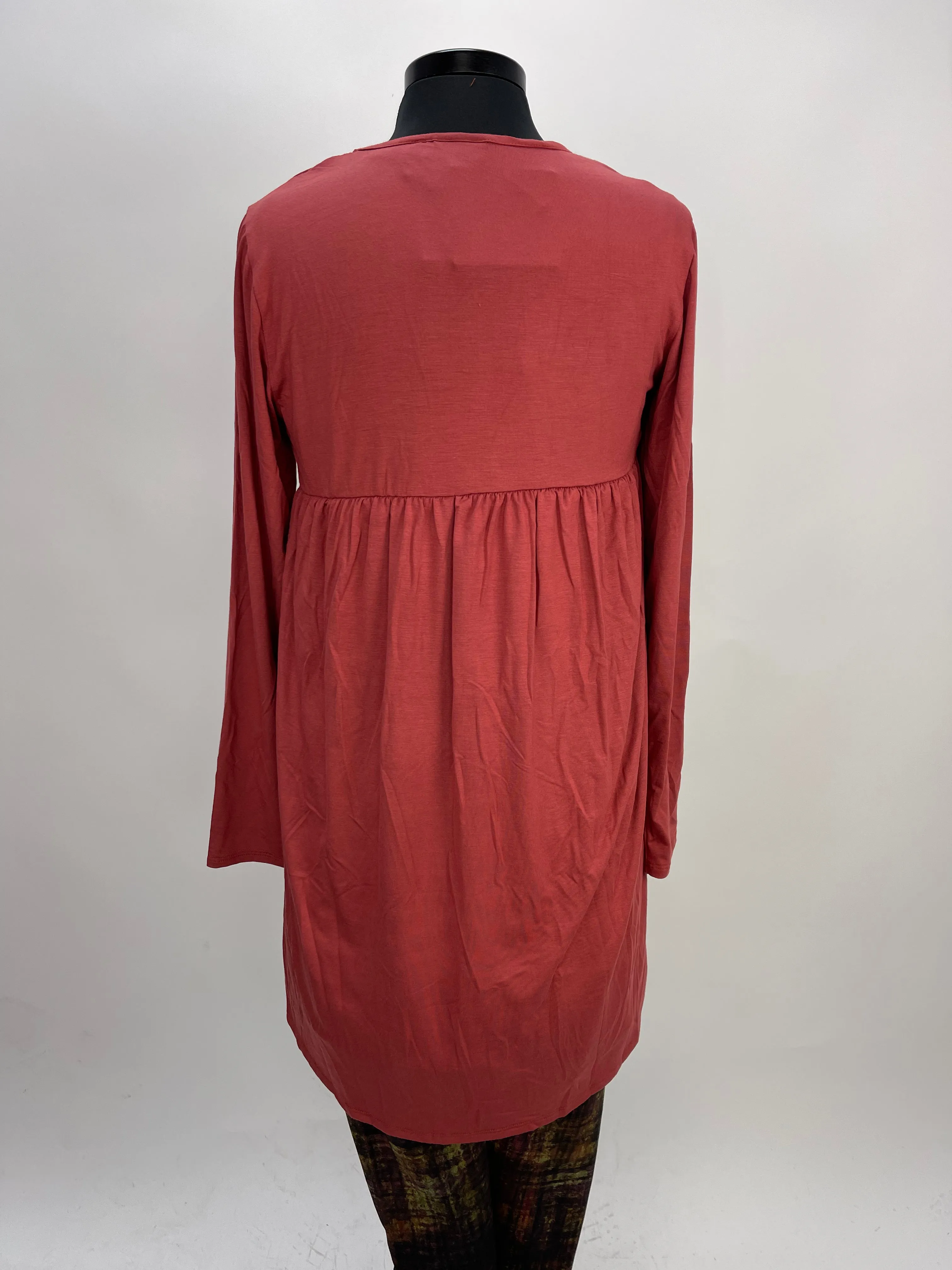 2AM Long Sleeves Tunic - Paprika