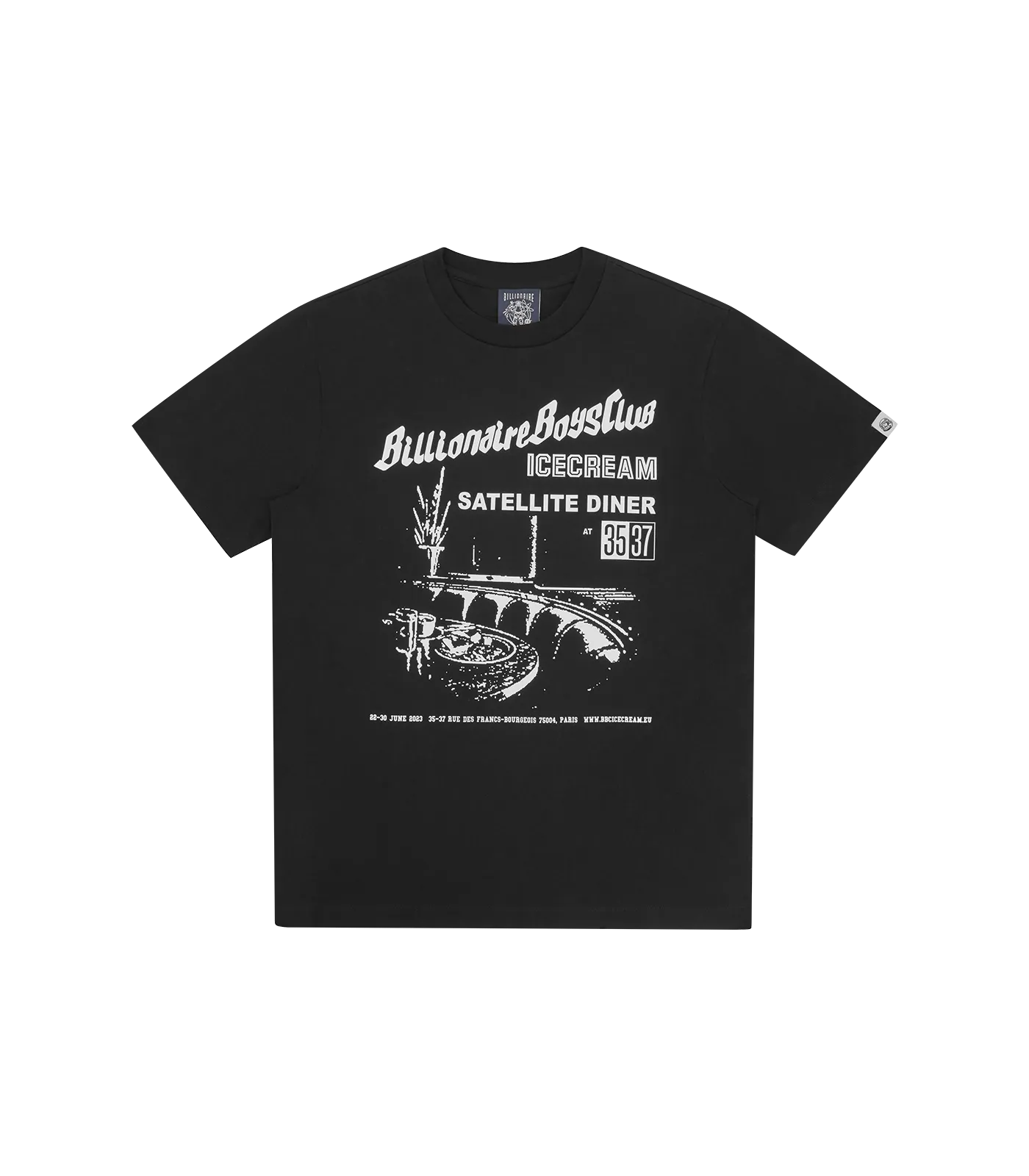 3537 DINER T-SHIRT - BLACK