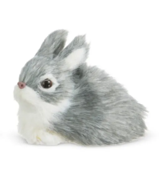 3.5" Fluffy Baby Bunny Ornament