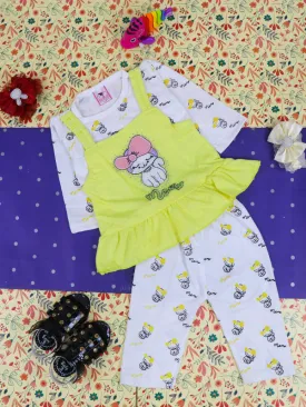 3Mth - 9Mth Meow Yellow Baby Suit For Newborn NBS120