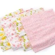 4 PK Rolled Blankets - Daisy Rose