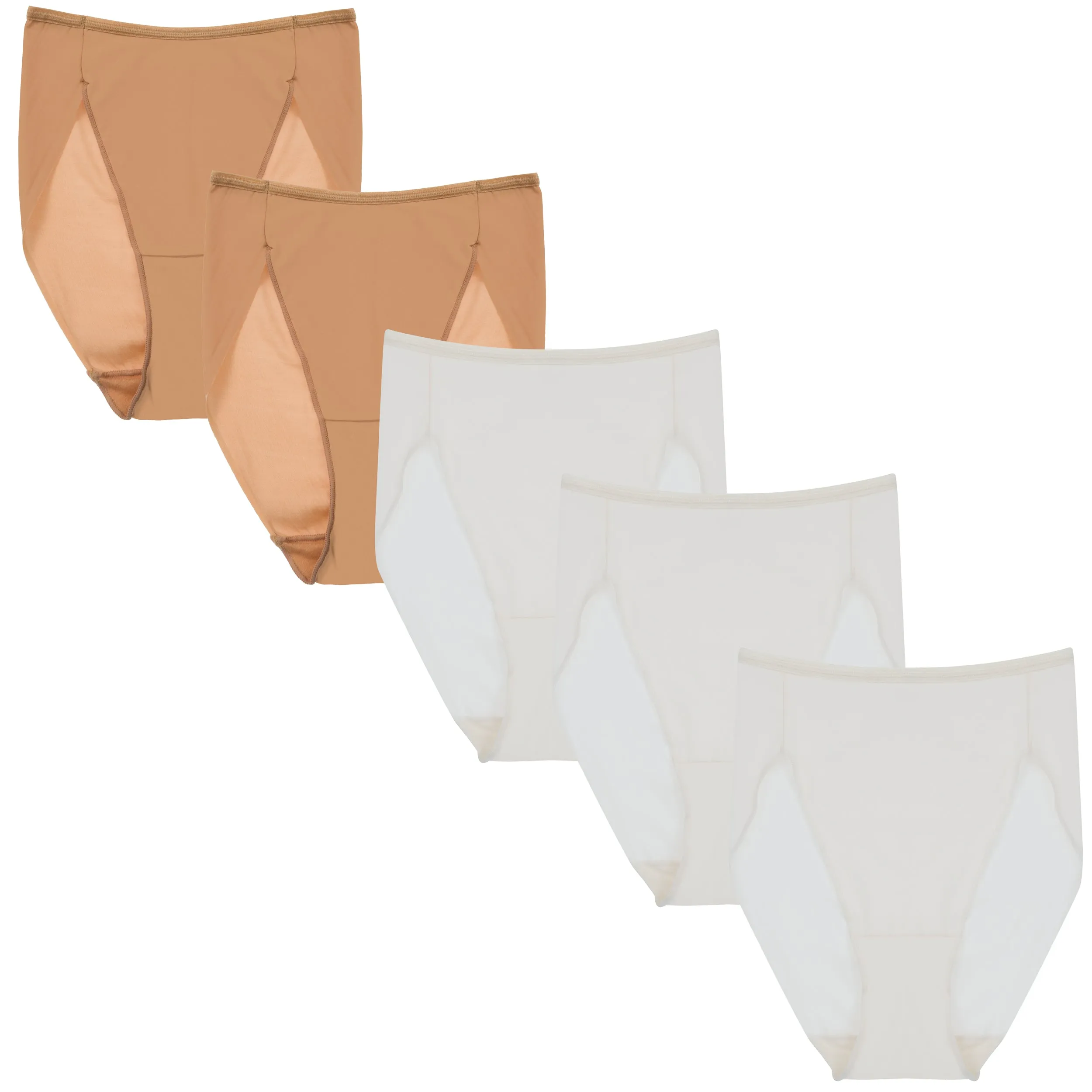 5-Pack Microfiber High-Cut Brief