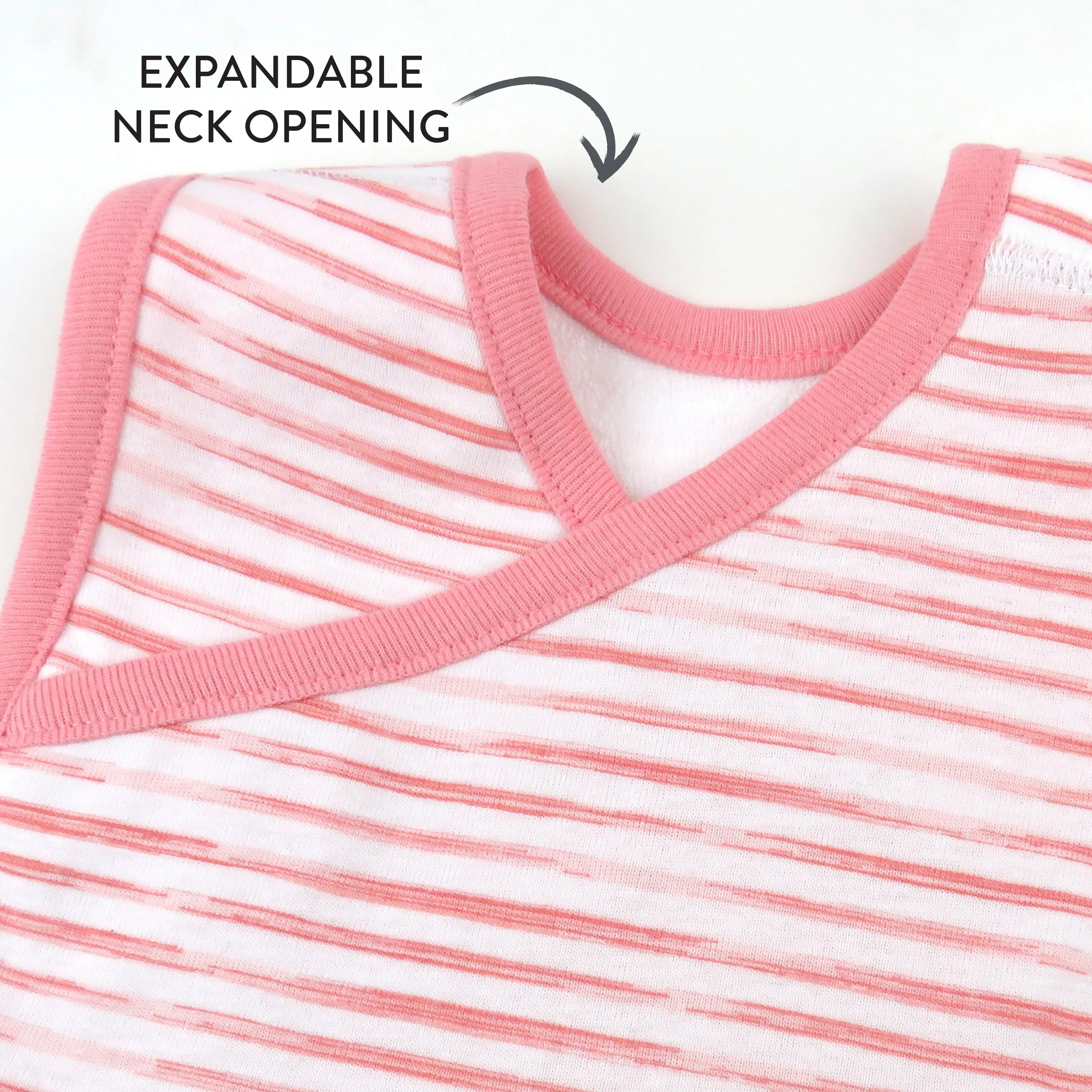 5-Pack Organic Cotton 4 in 1 Reversible Bibs