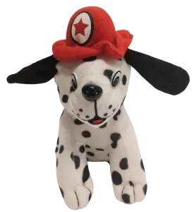 7" Firefighter Dalmatian Plush