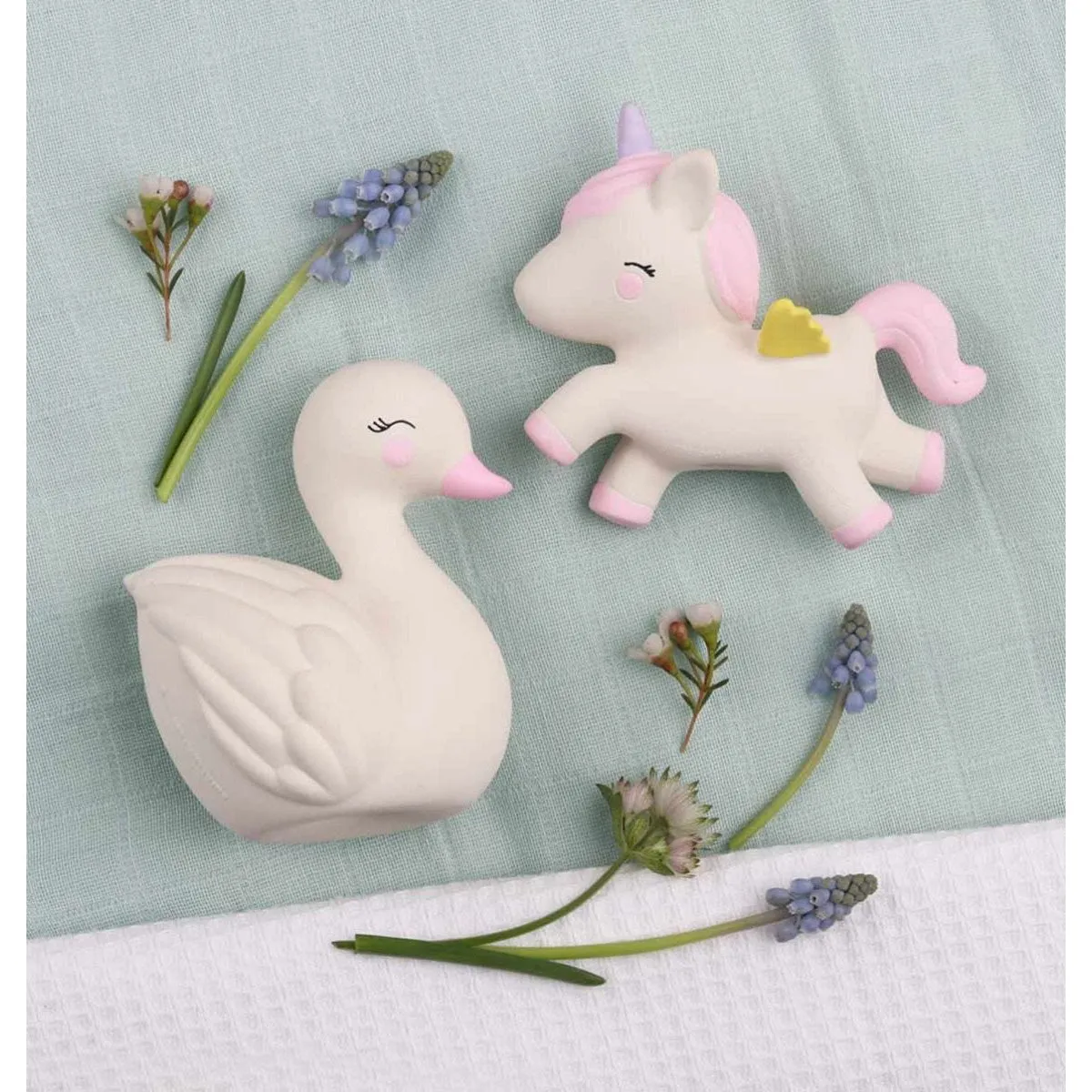 A Little Lovely Company Teething Toy - Swan