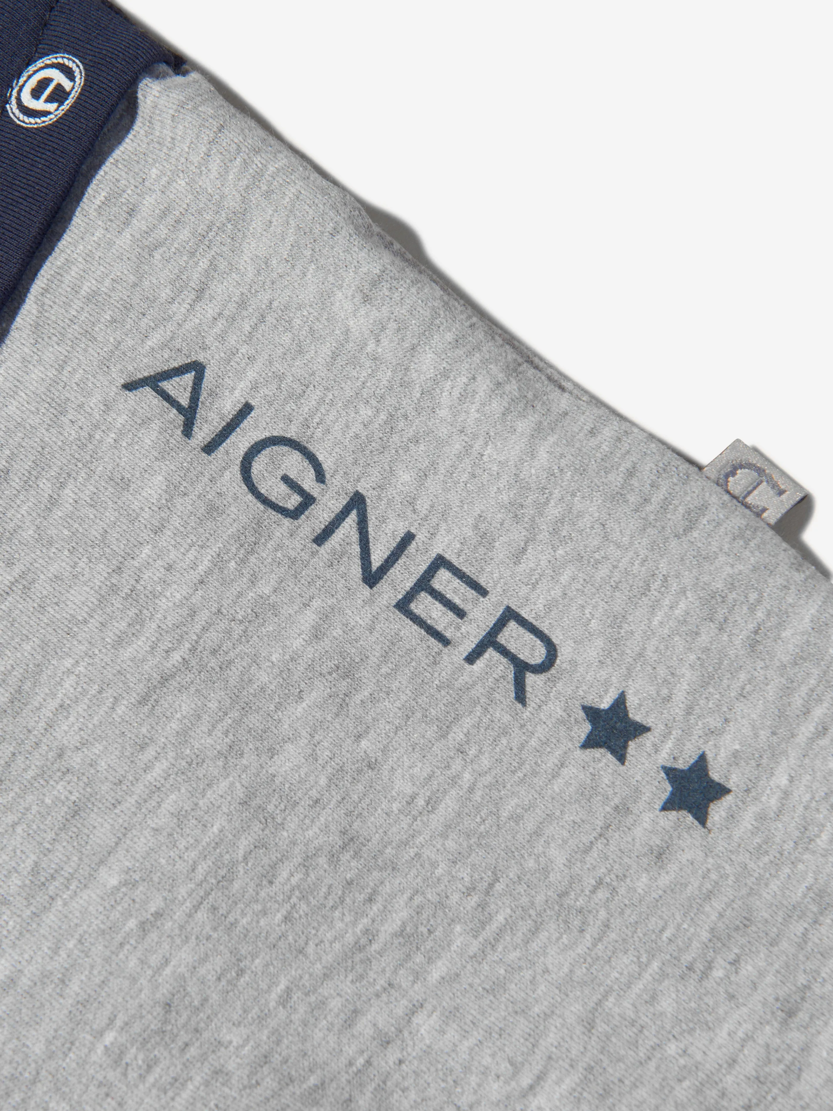 Aigner Baby Boys Cotton Logo Babygrow