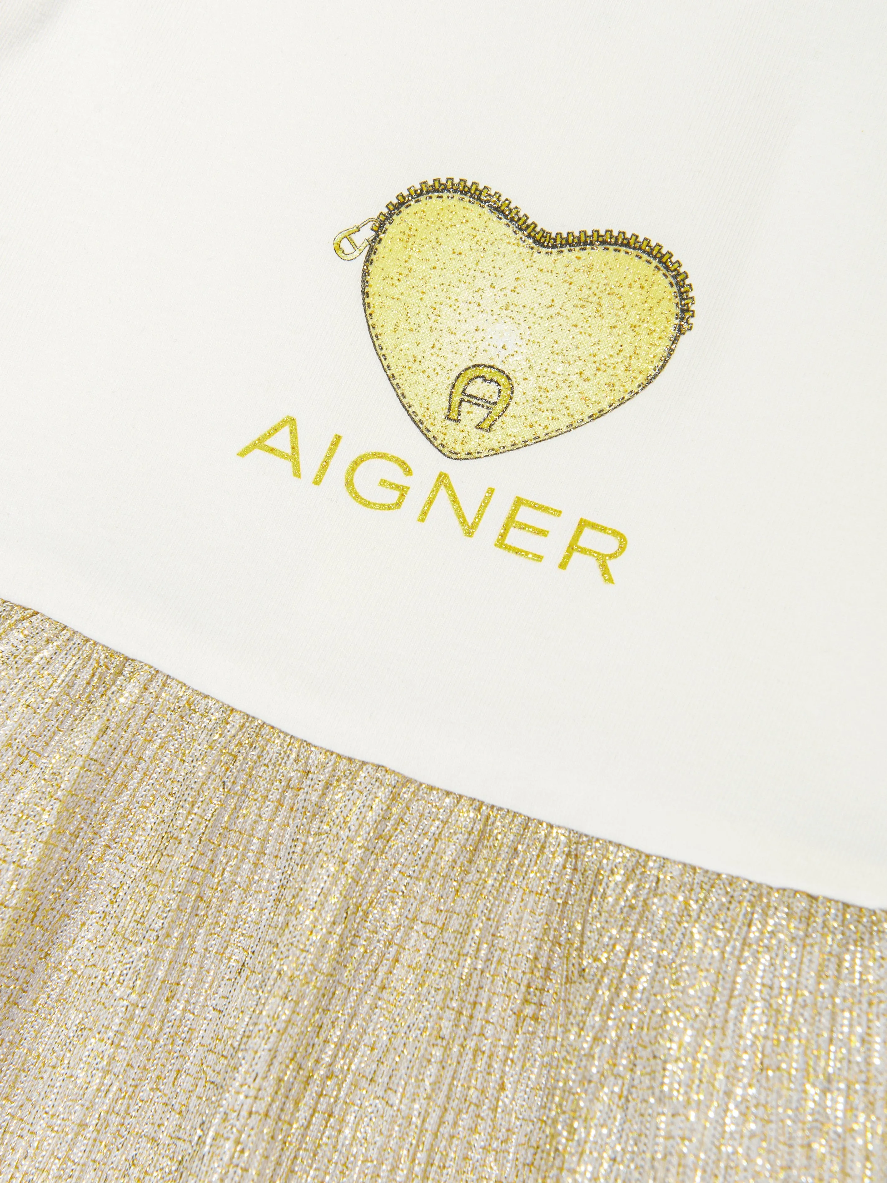 Aigner Baby Girls Tulle Logo Dress in White