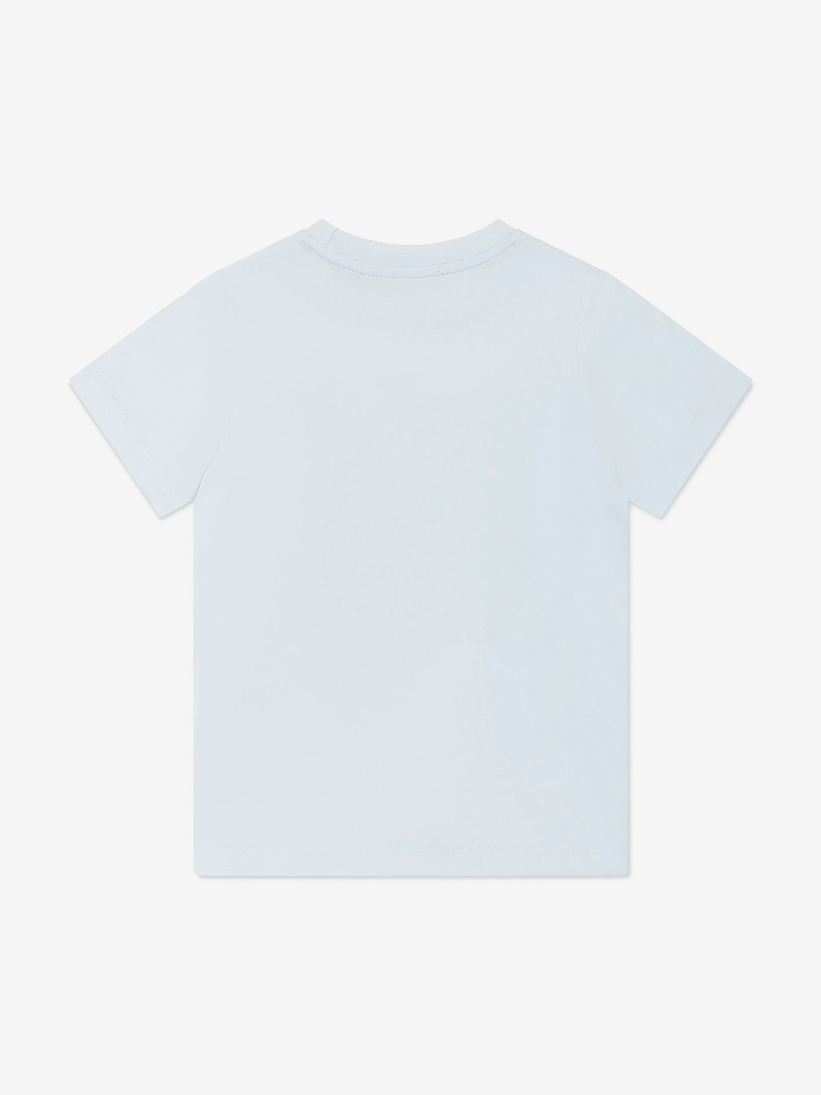 Aigner Boys Logo Print T-Shirt in Blue