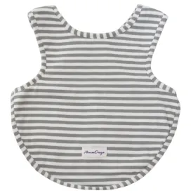 Alimrose - Arm Holes Back Bib - Fastening Grey