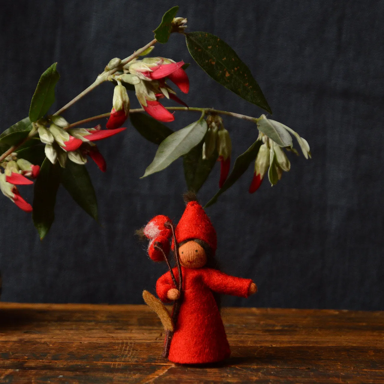 Ambrosius Handcrafted Wool Flower Fairies - Christmas Collection