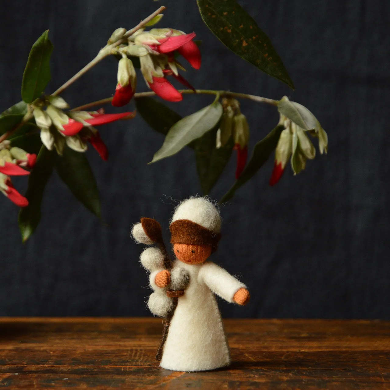 Ambrosius Handcrafted Wool Flower Fairies - Christmas Collection