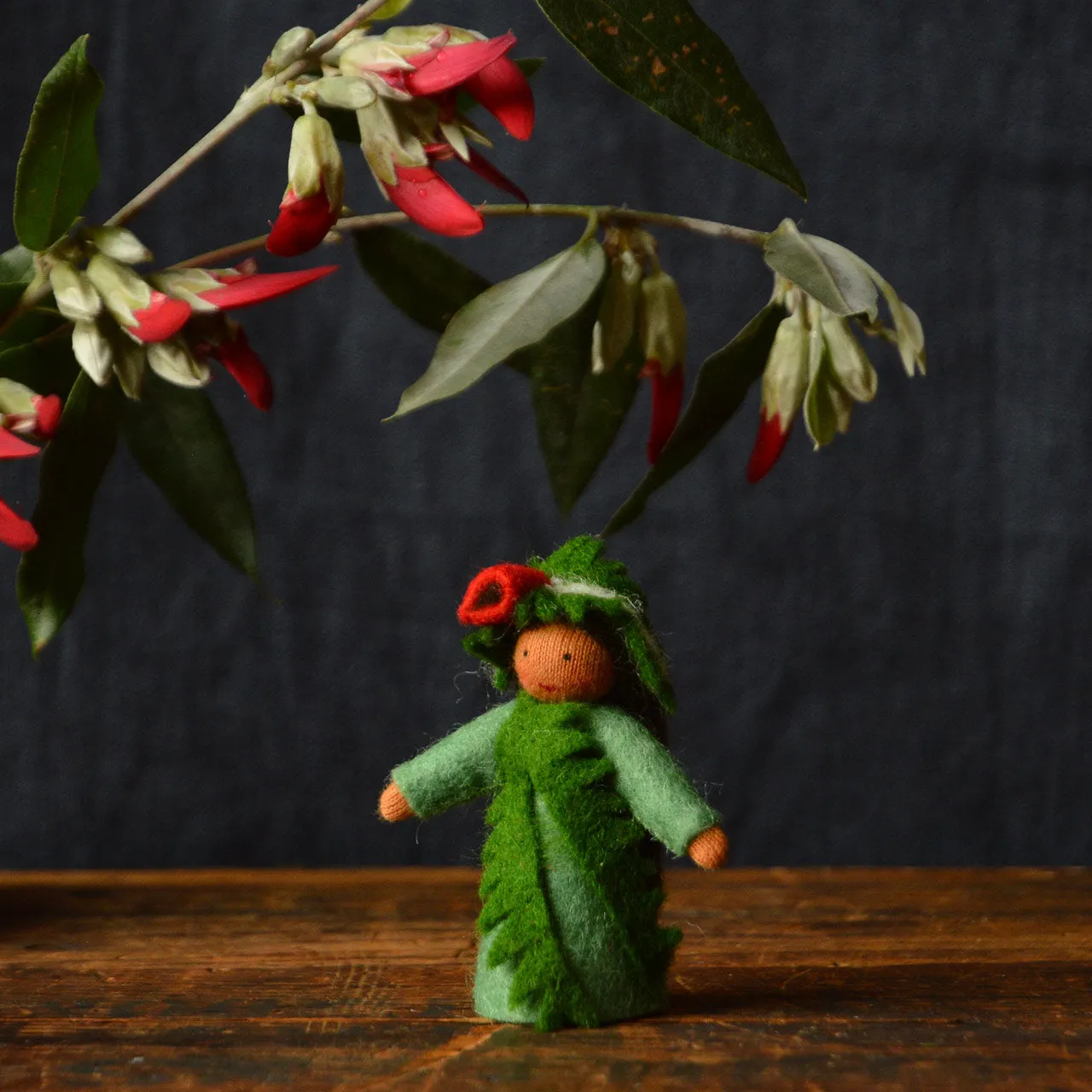 Ambrosius Handcrafted Wool Flower Fairies - Christmas Collection