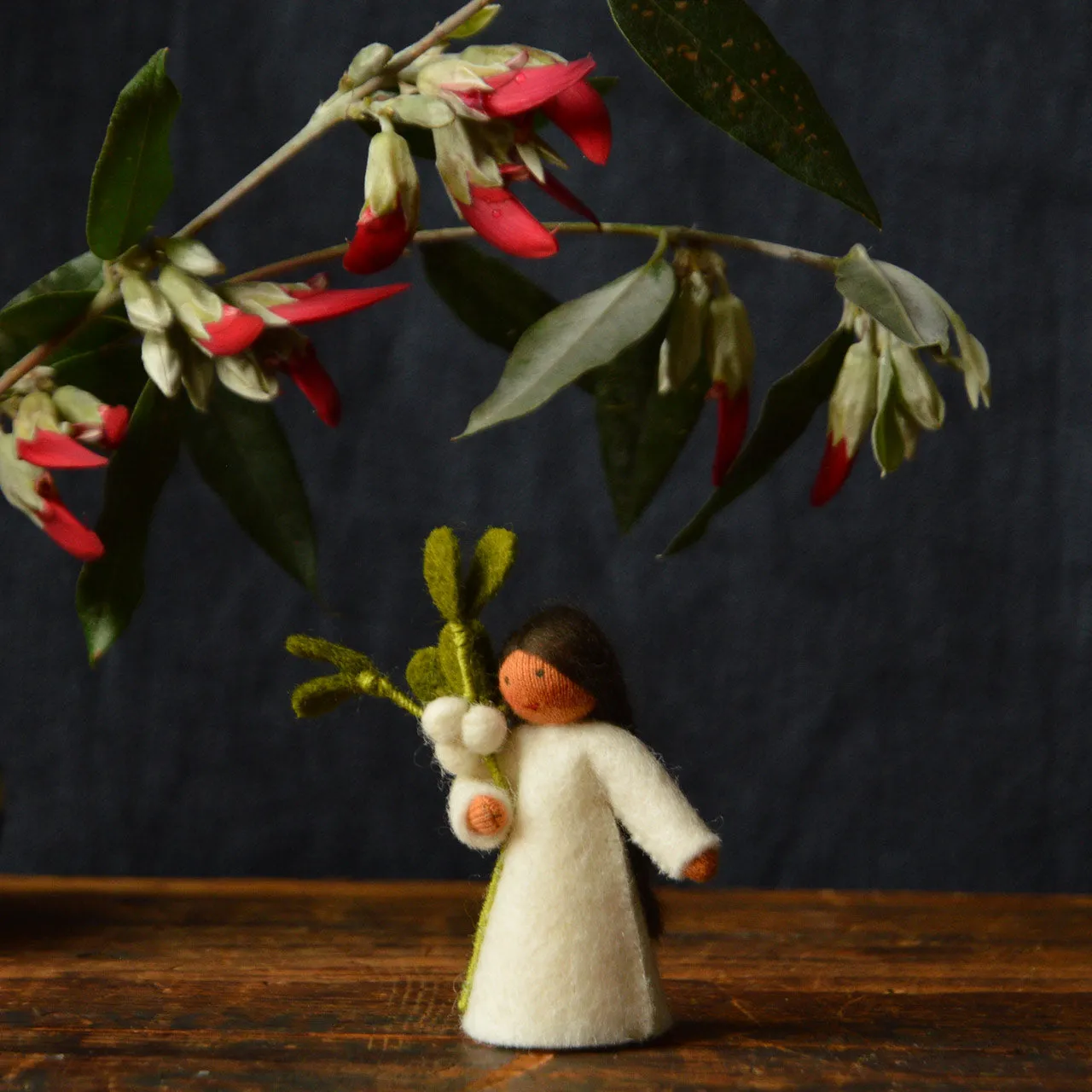 Ambrosius Handcrafted Wool Flower Fairies - Christmas Collection