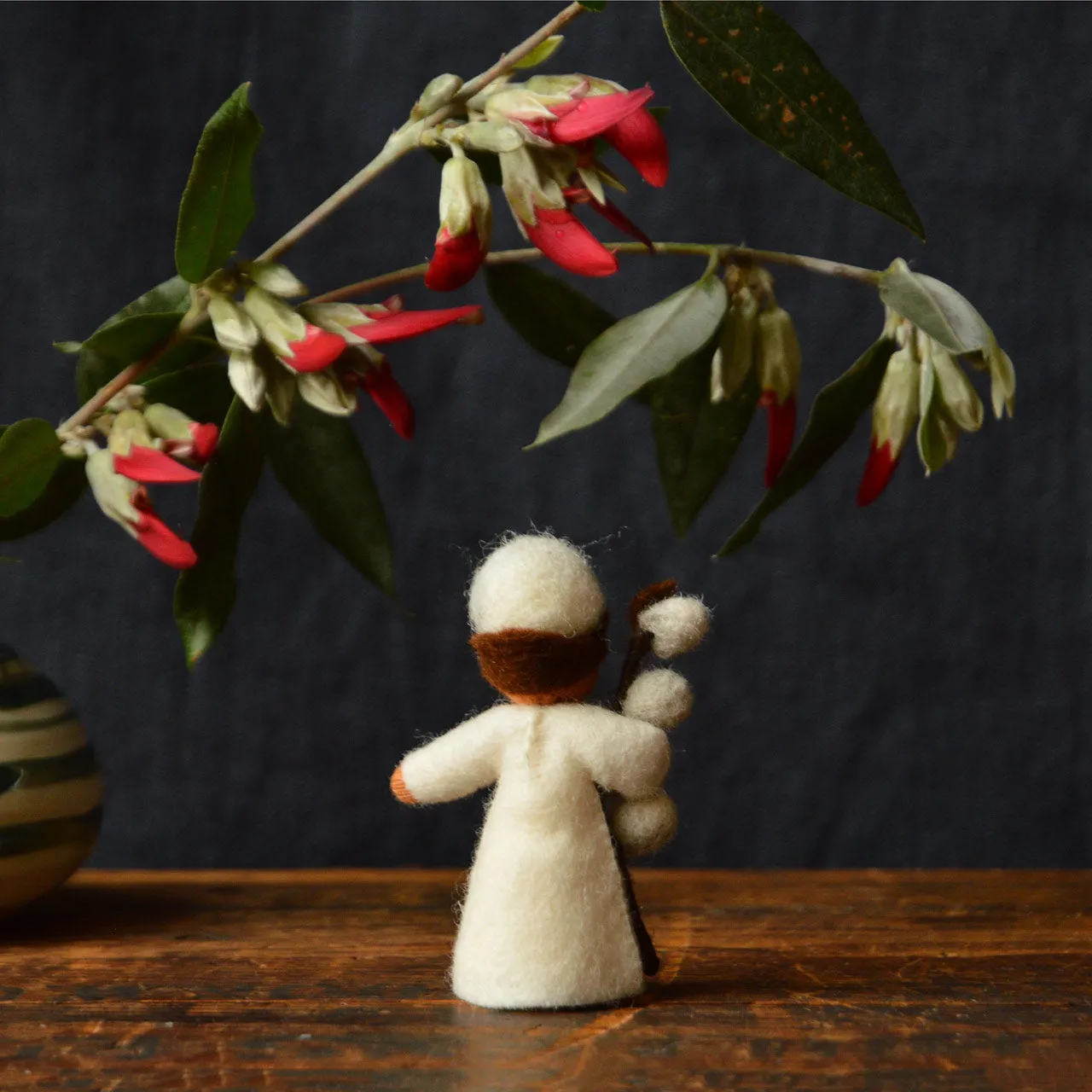 Ambrosius Handcrafted Wool Flower Fairies - Christmas Collection