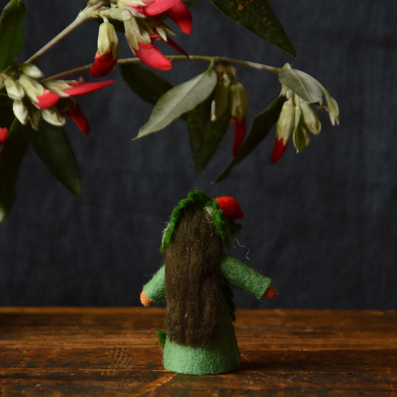 Ambrosius Handcrafted Wool Flower Fairies - Christmas Collection