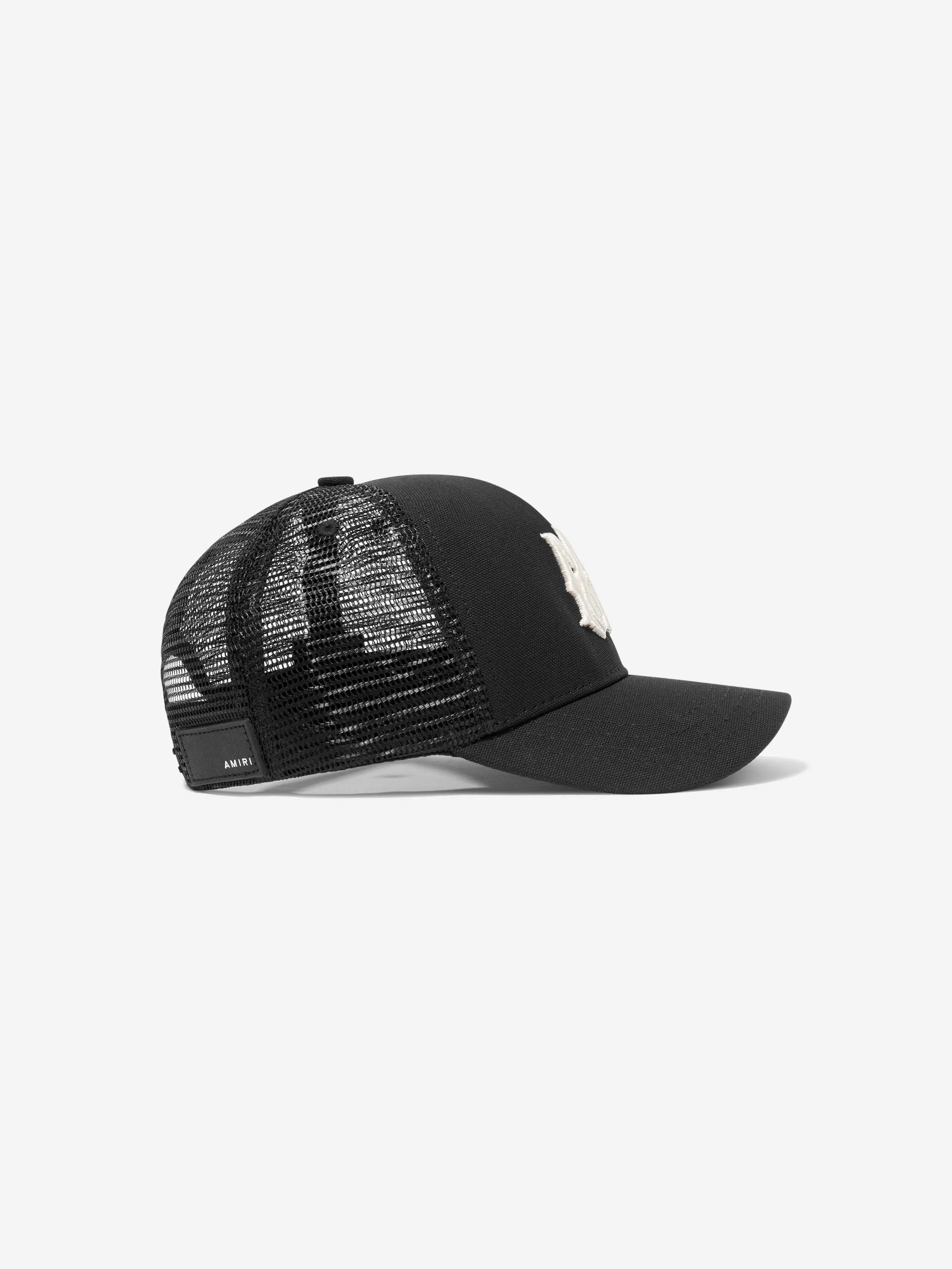 Amiri Boys Trucker Cap in Black