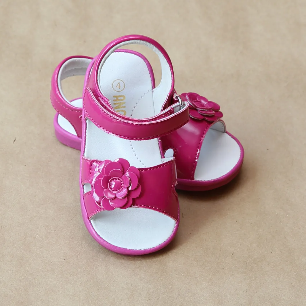 Angel Baby Girls Flower Cut Out Sandal