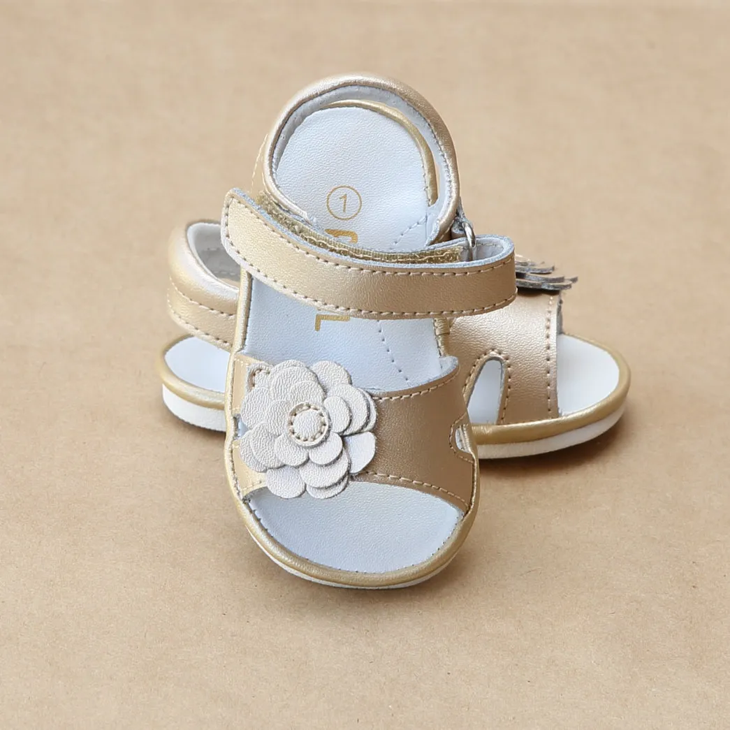 Angel Baby Girls Flower Cut Out Sandal