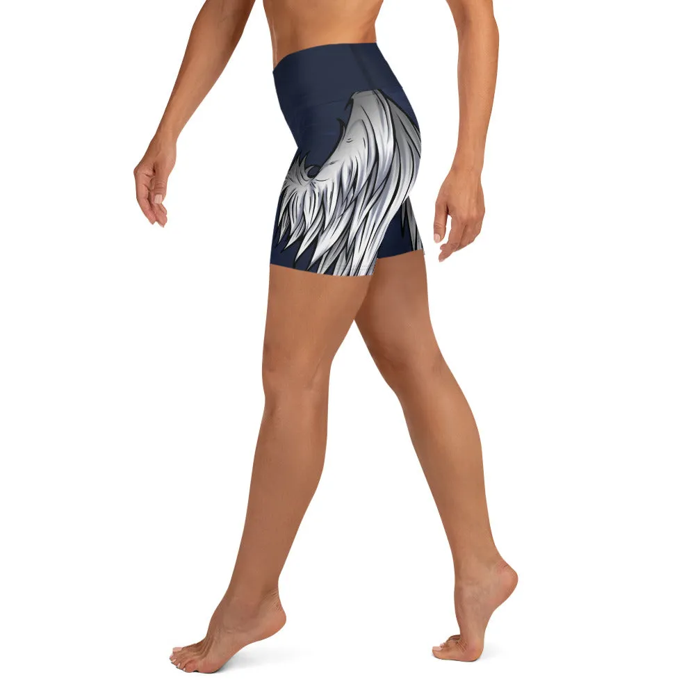 Angel Wings Yoga Shorts