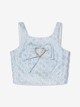 Angels Face Girls Strappy Adeana Top in Blue