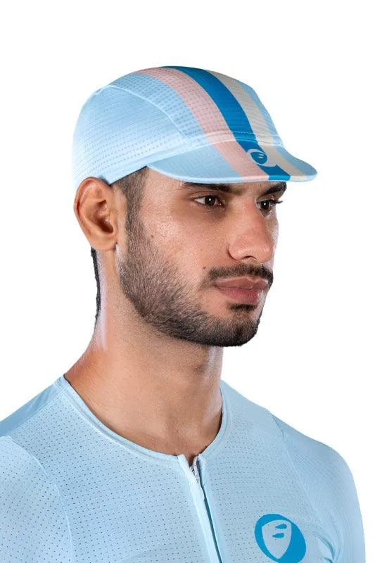 Apace Hustle Unisex Cycling Cap (Sky Blue)