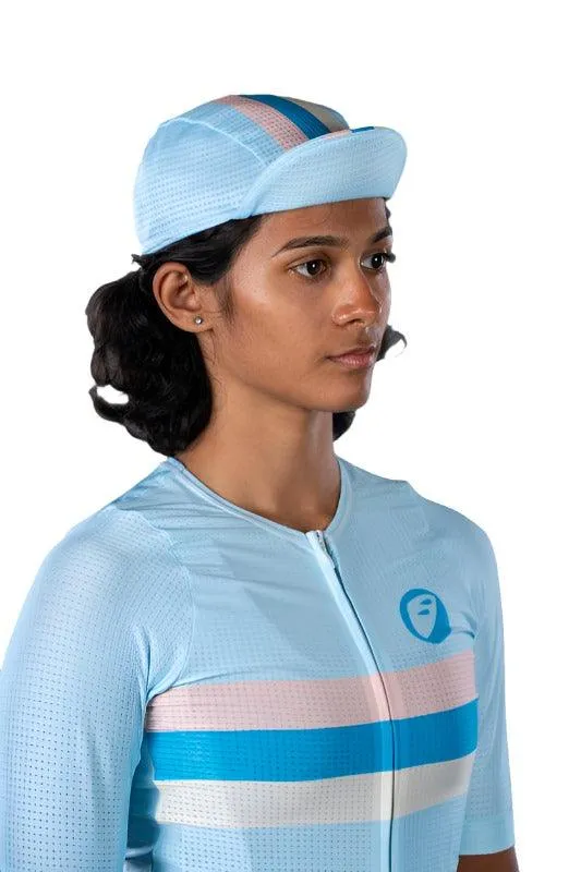 Apace Hustle Unisex Cycling Cap (Sky Blue)