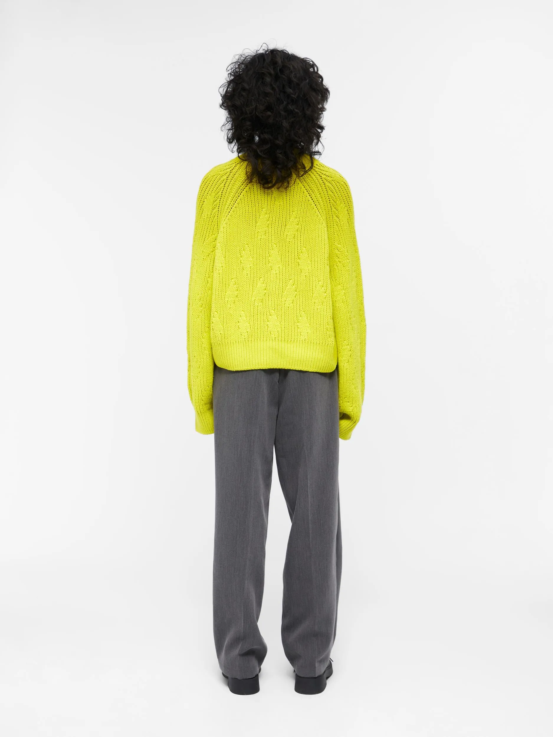 APRIL CHUNKY KNIT JUMPER (EVENING PRIMROSE)