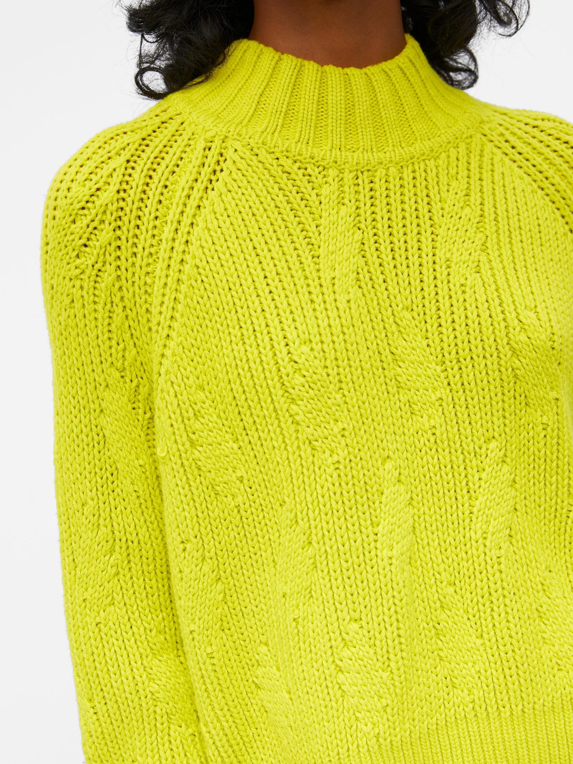 APRIL CHUNKY KNIT JUMPER (EVENING PRIMROSE)