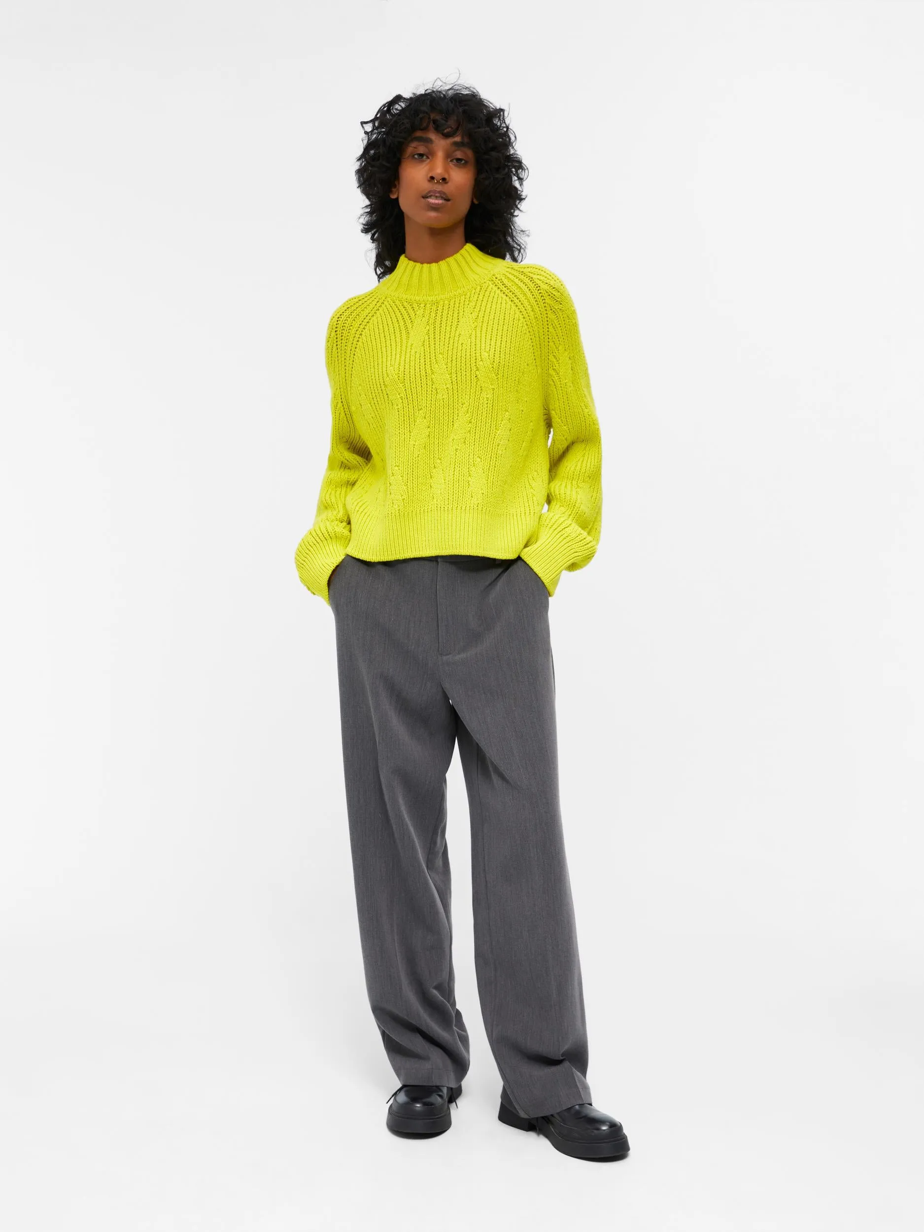 APRIL CHUNKY KNIT JUMPER (EVENING PRIMROSE)