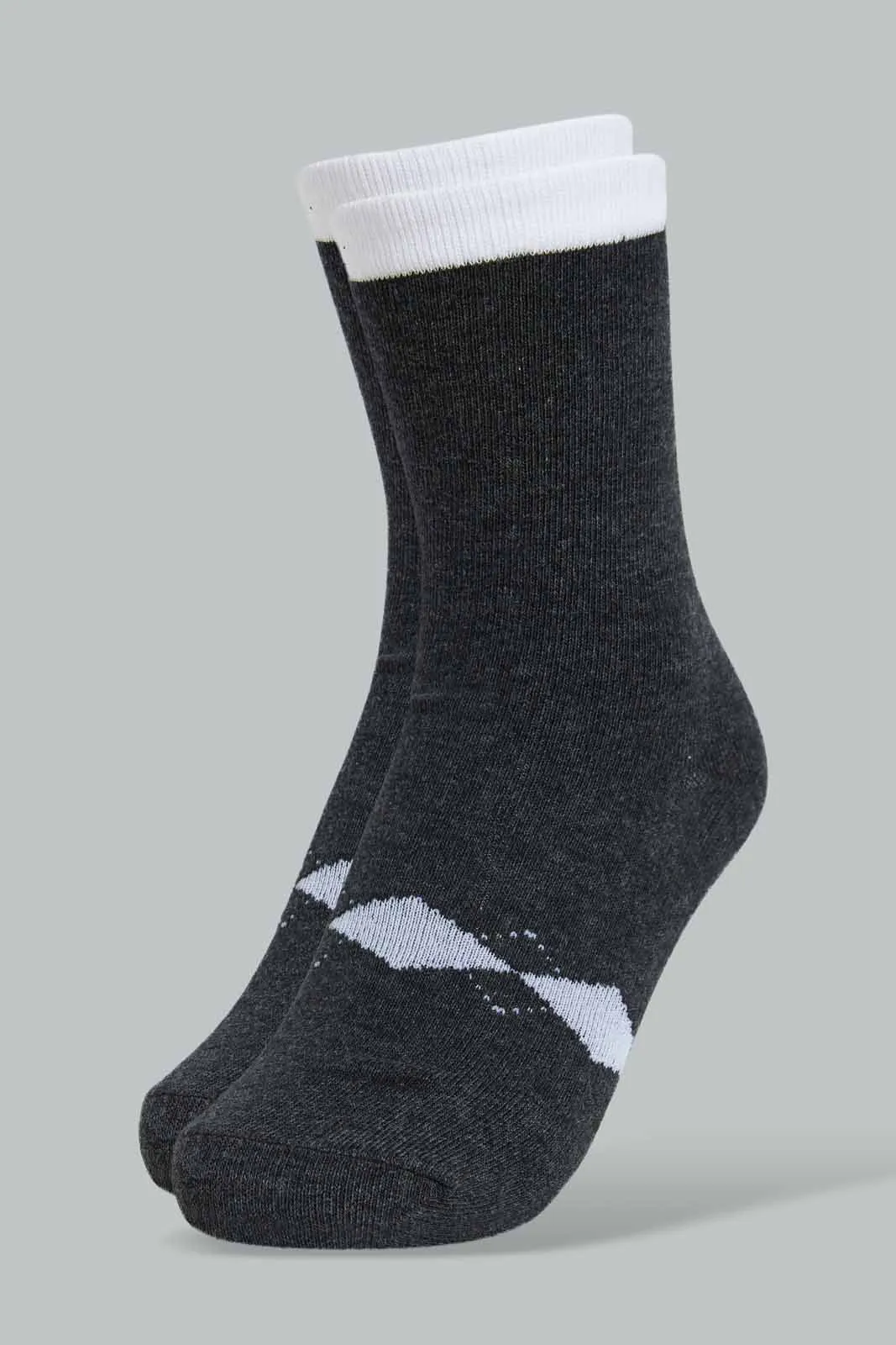 Assorted Crew Socks For Senior Boys (Pack OF 2)