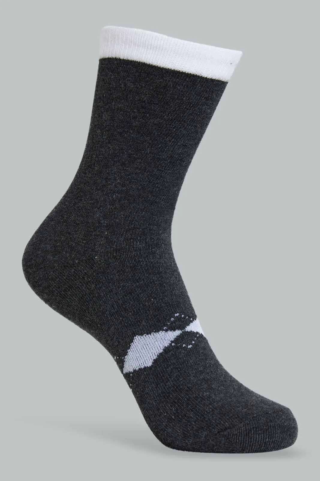 Assorted Crew Socks For Senior Boys (Pack OF 2)