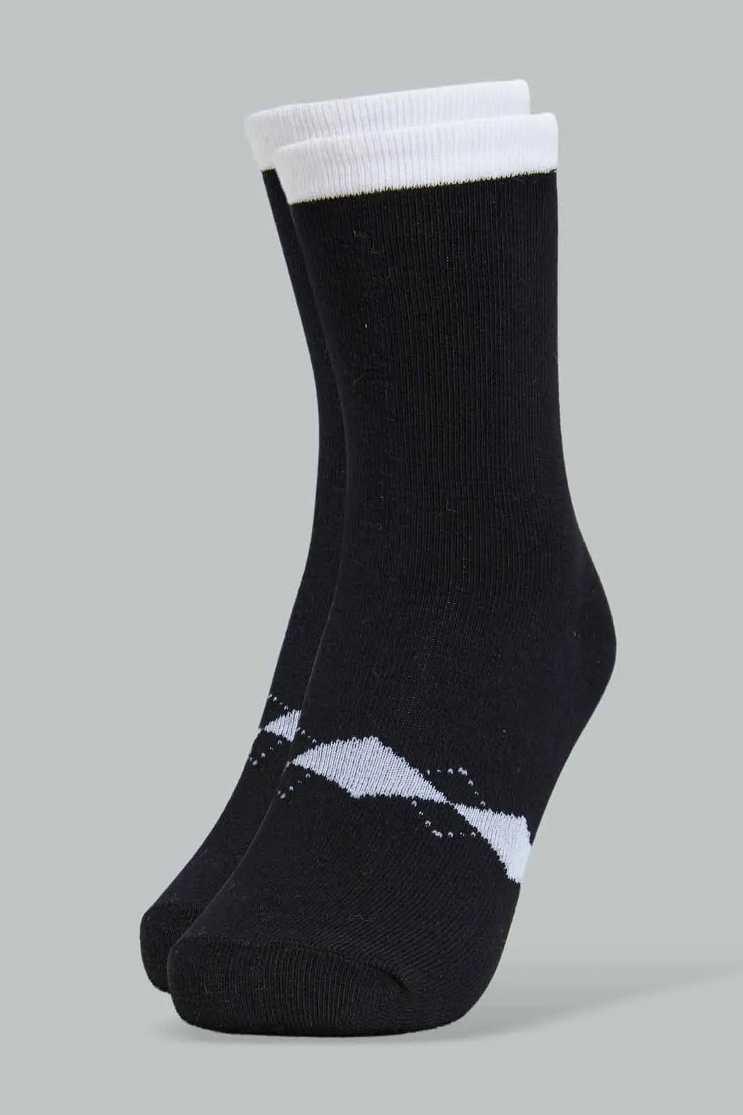 Assorted Crew Socks For Senior Boys (Pack OF 2)