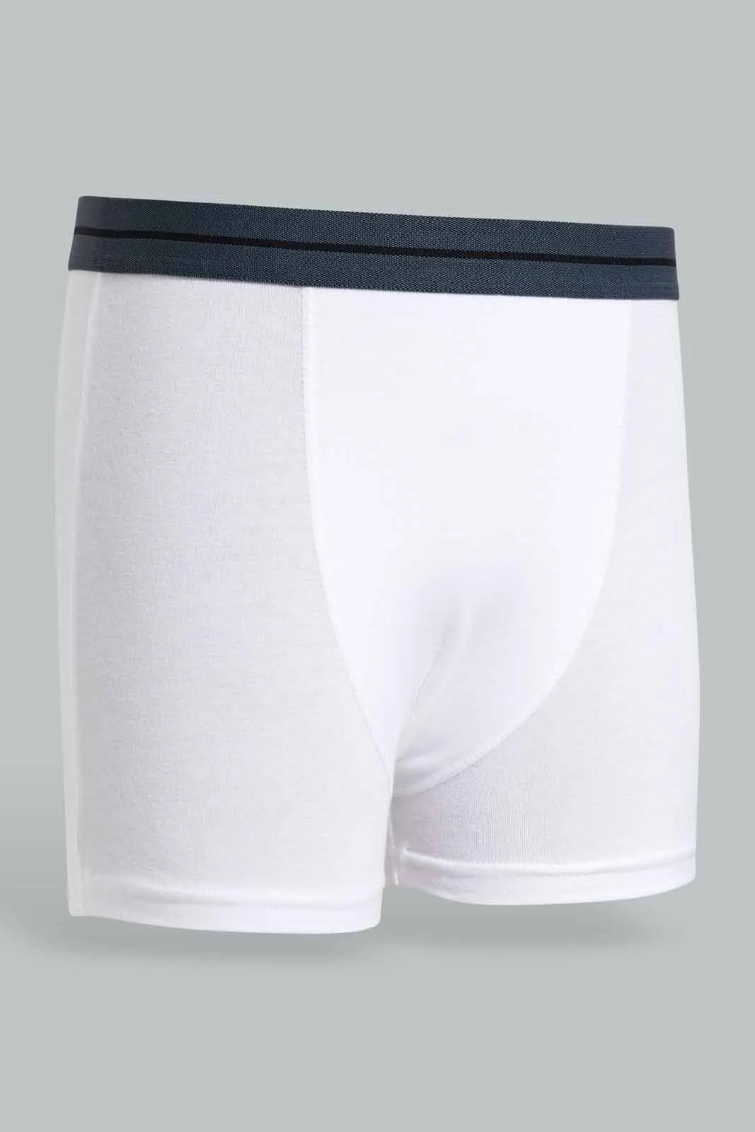 Assorted Plain Boxer Short Set For Senior Boys (Pack of 3)