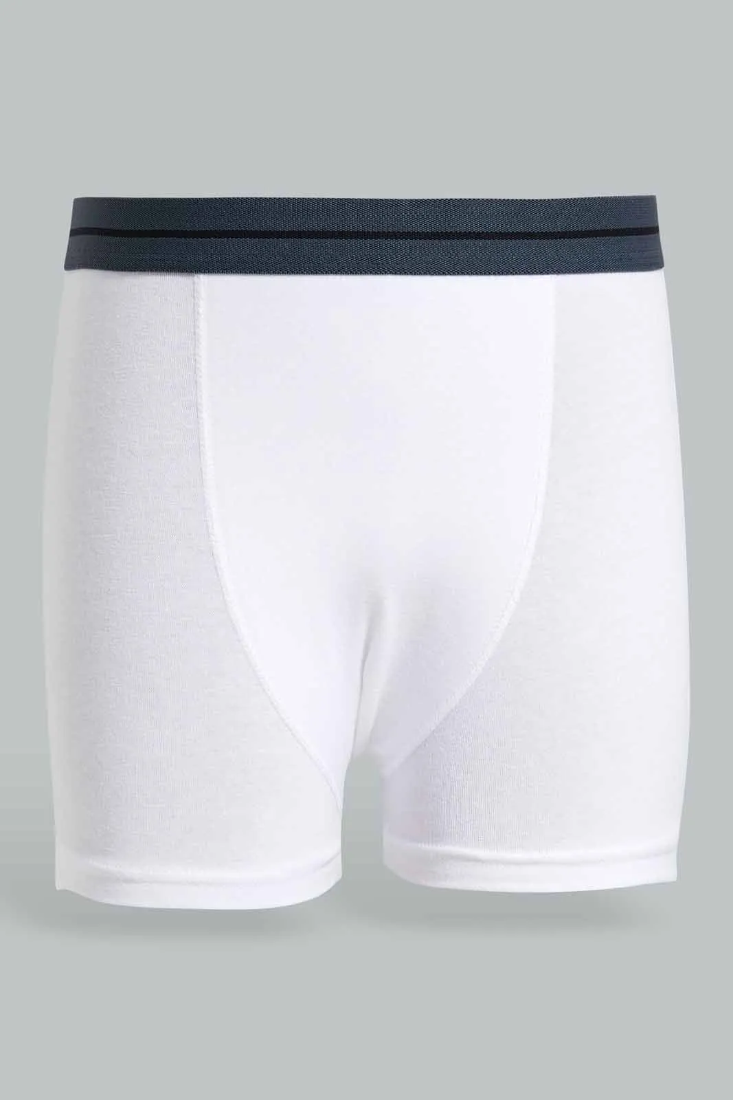 Assorted Plain Boxer Short Set For Senior Boys (Pack of 3)