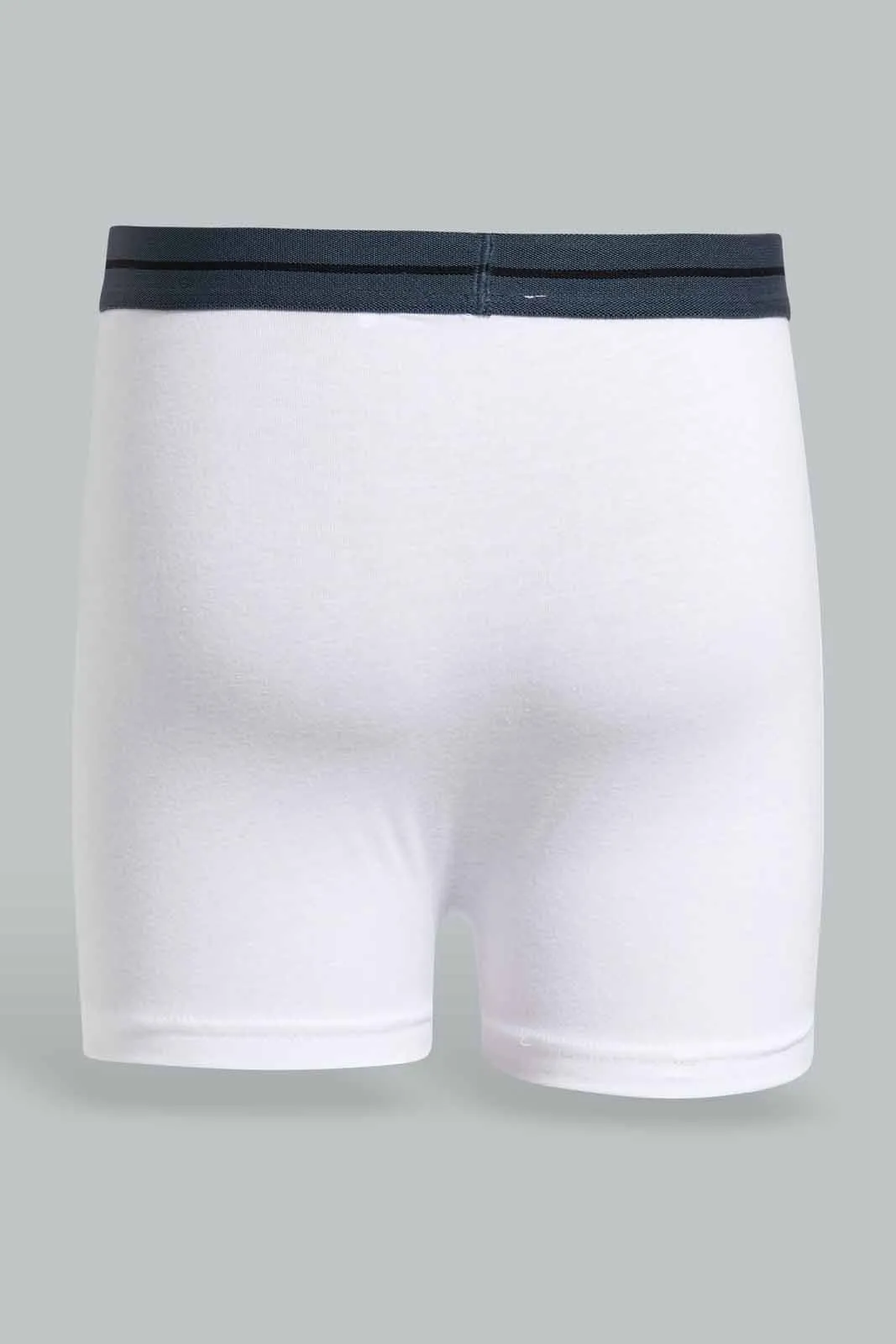 Assorted Plain Boxer Short Set For Senior Boys (Pack of 3)