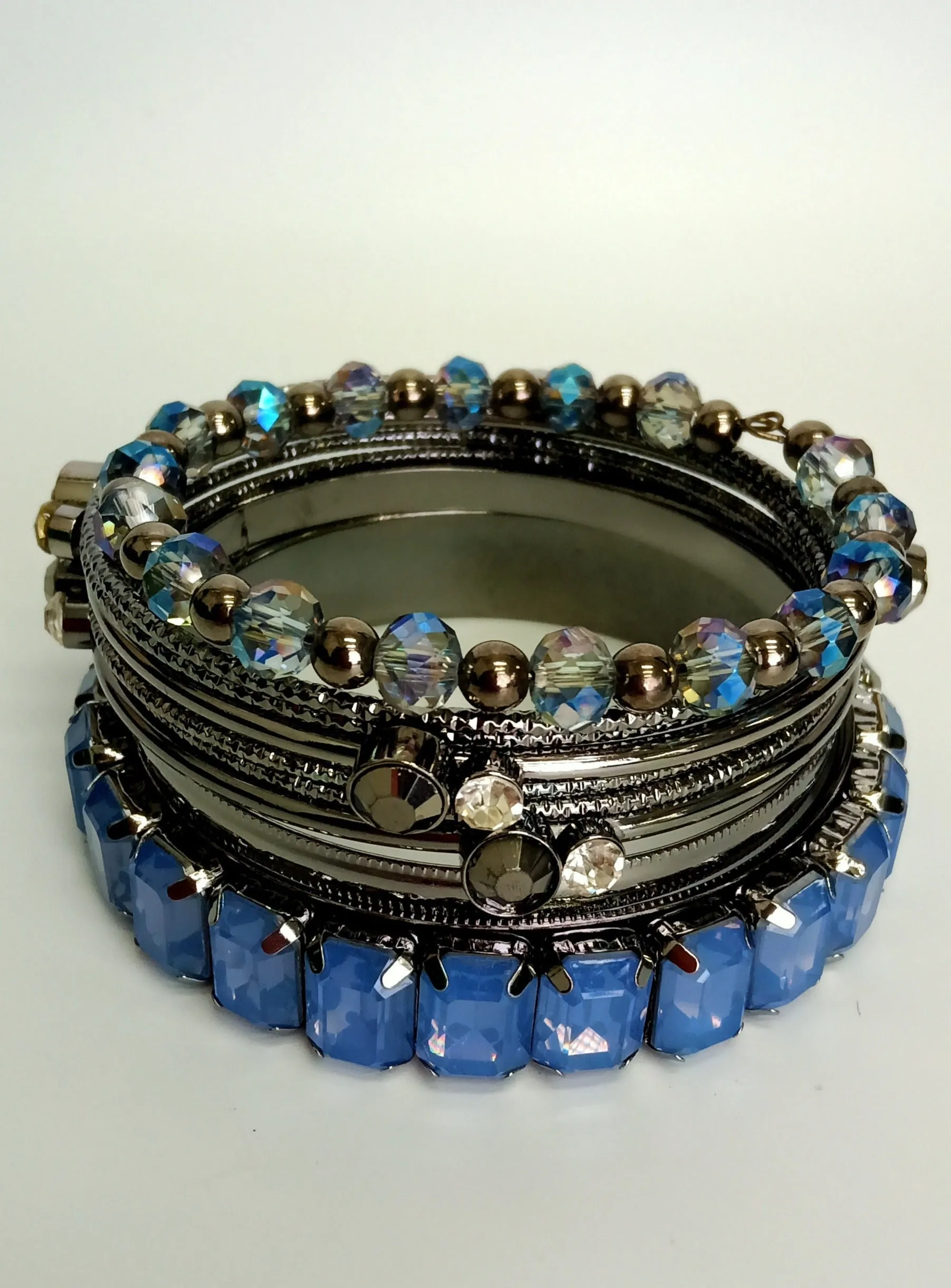 Azure Eclipse Bracelet Set