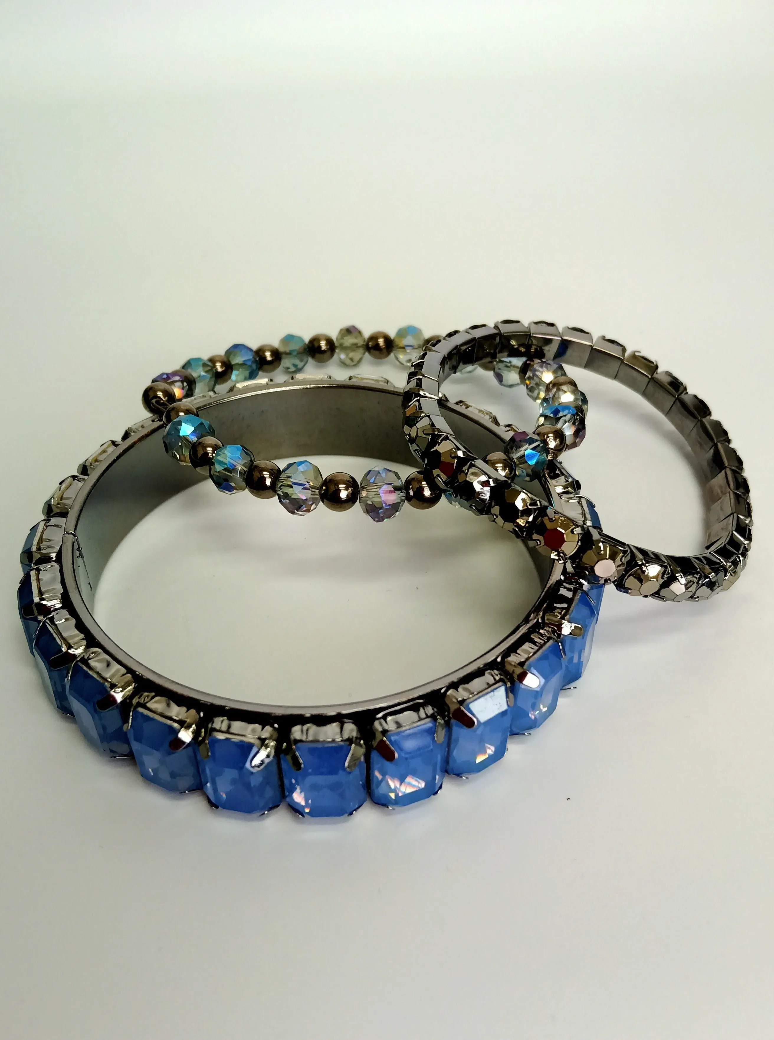 Azure Eclipse Bracelet Set