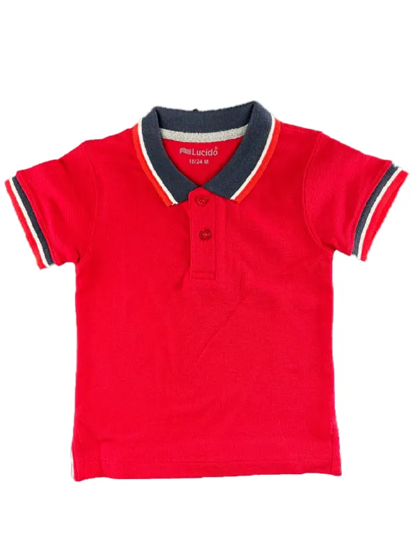 B414-Polo Red