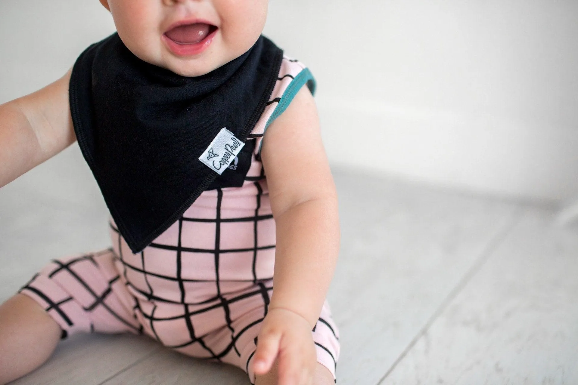 Baby Bandana Bibs - Black Basics