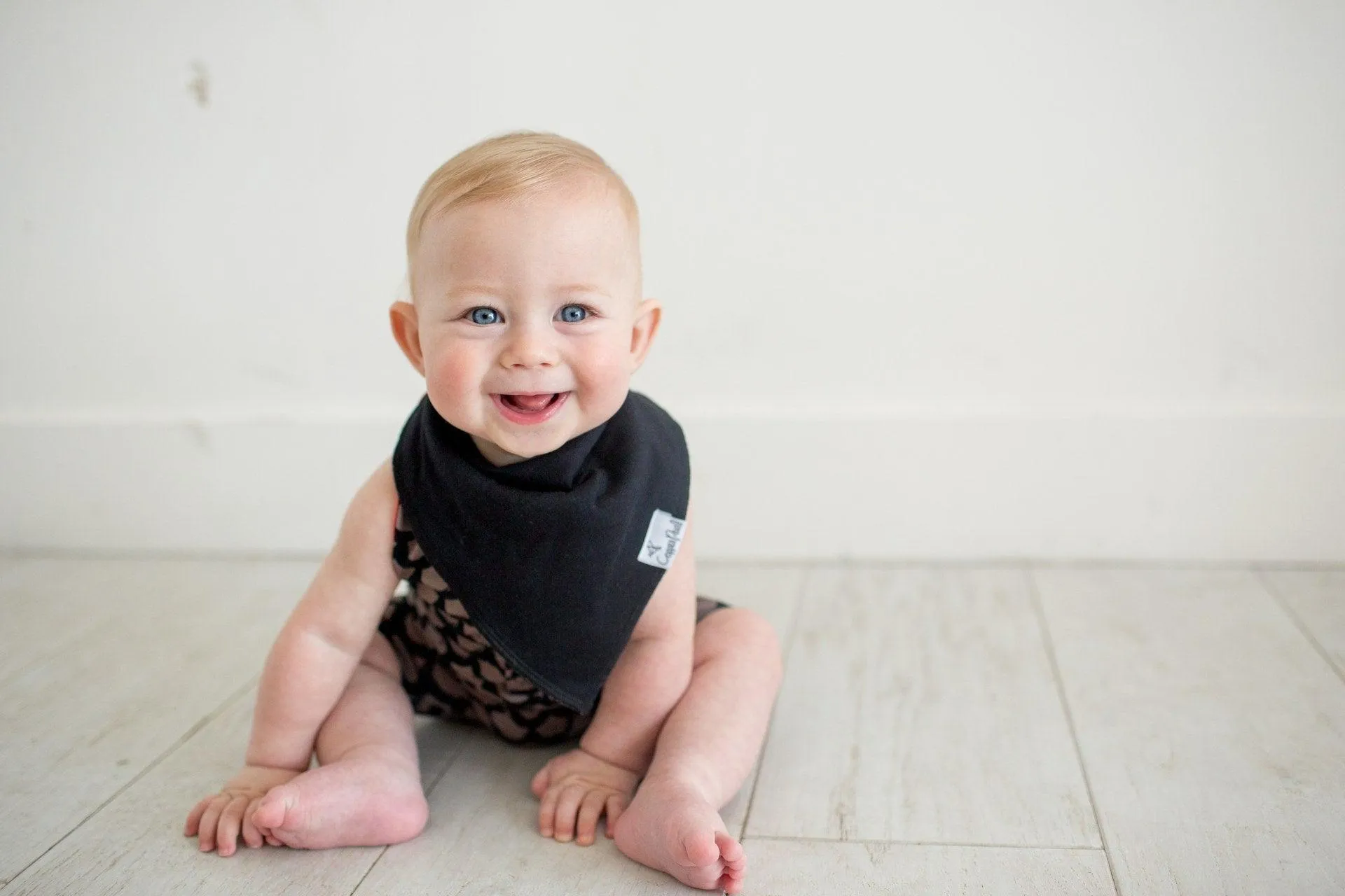 Baby Bandana Bibs - Black Basics