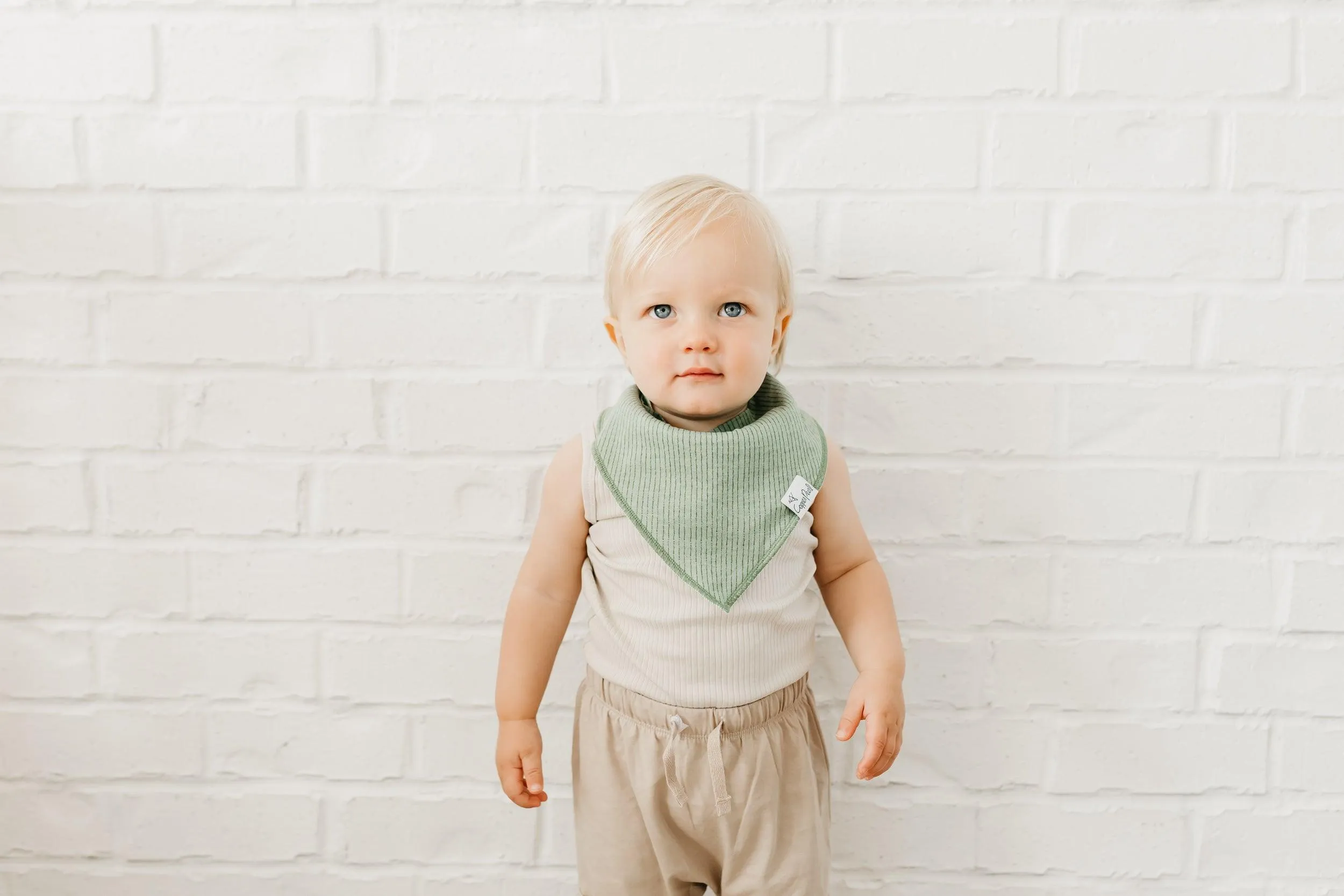 Baby Bandana Bibs - Peanut